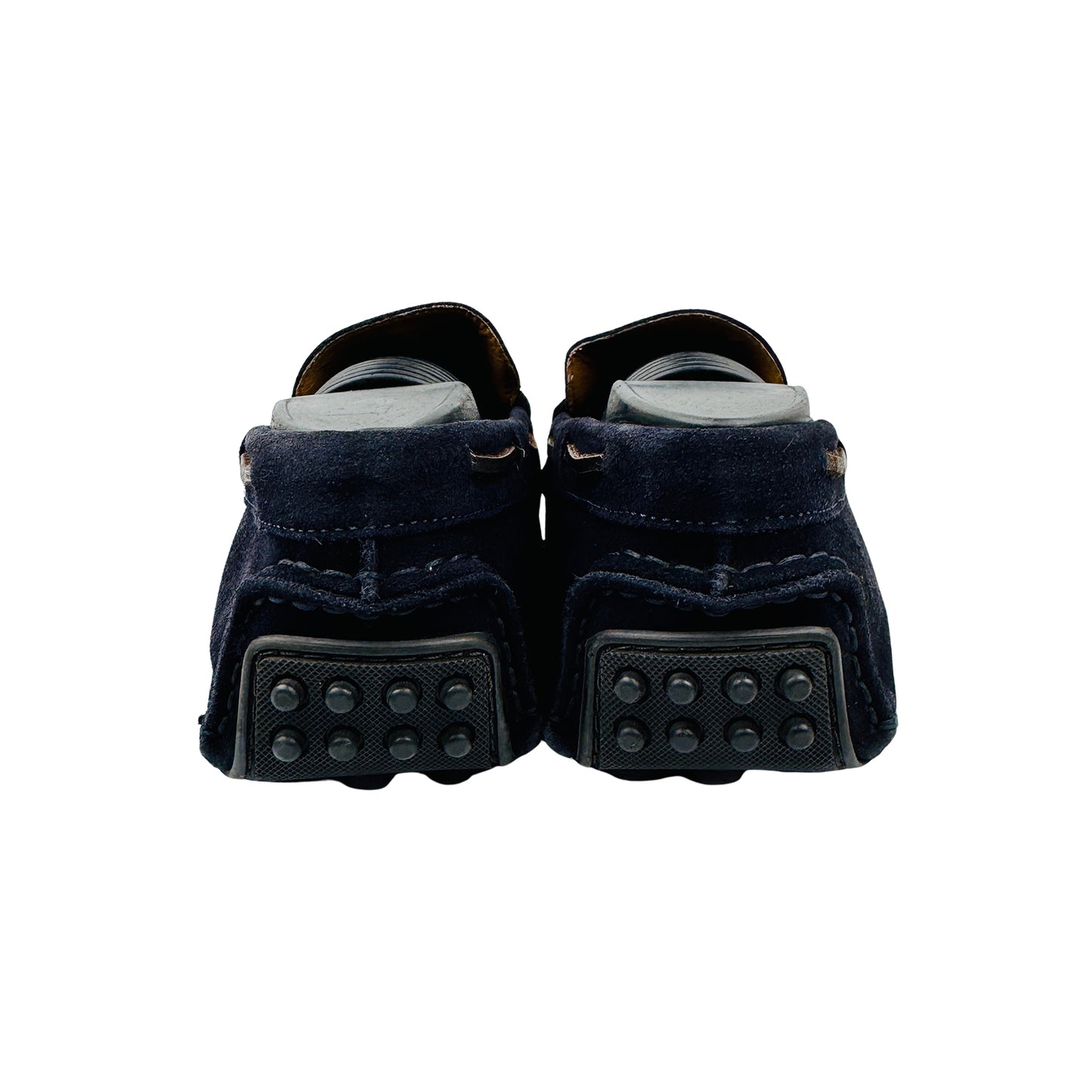 Zara Men's Dark Navy Suede Tassel Loafers (Size 42)