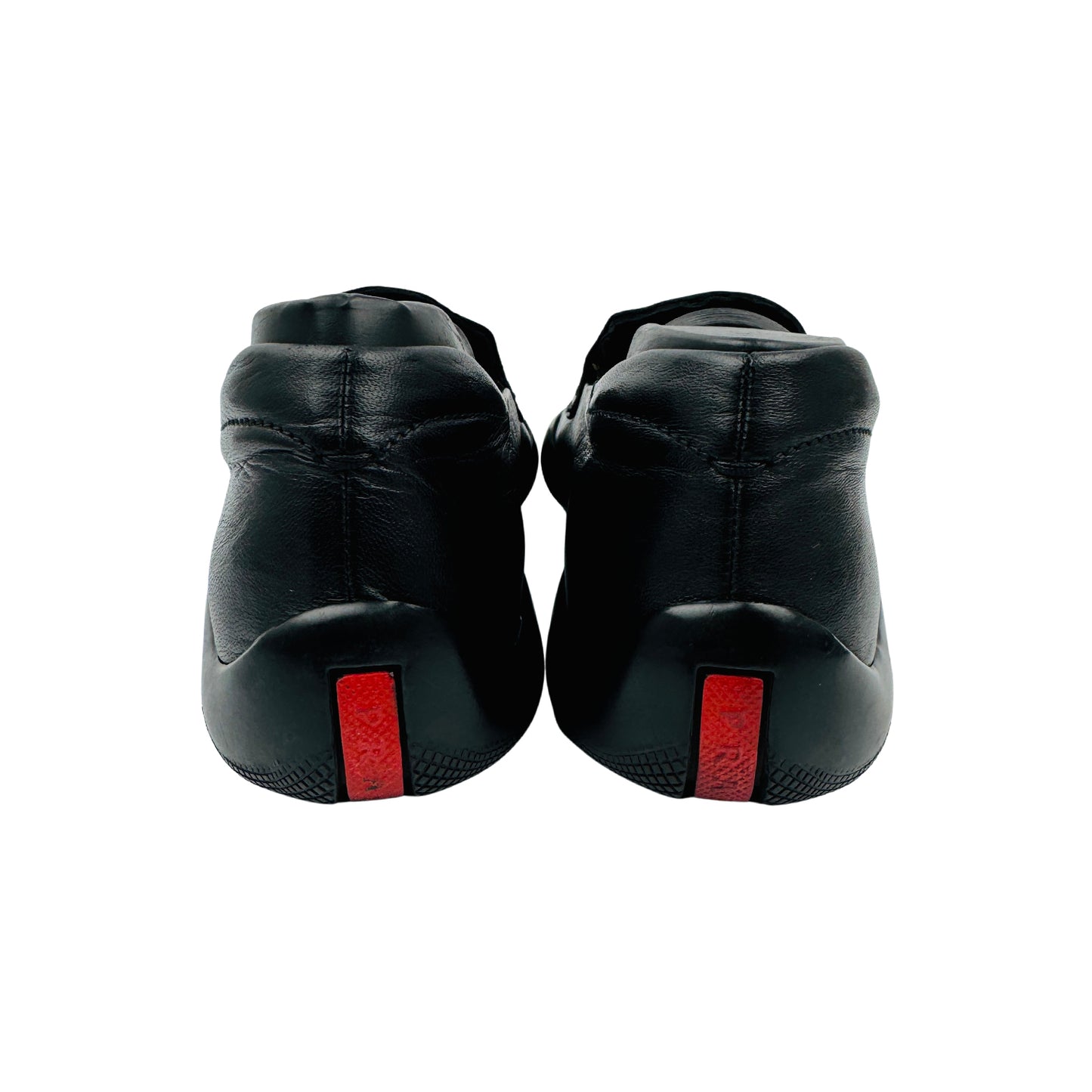 Prada Black Leather Loafers (Size 36/36.5) - 3818