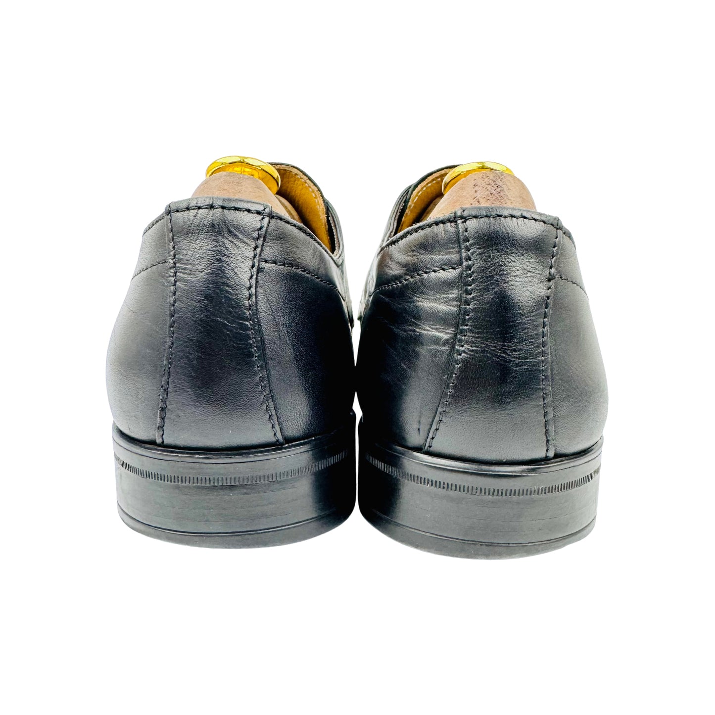 Giorgio 1958 Serrano Nero Monk Strap Shoes (Size 42.5/43)