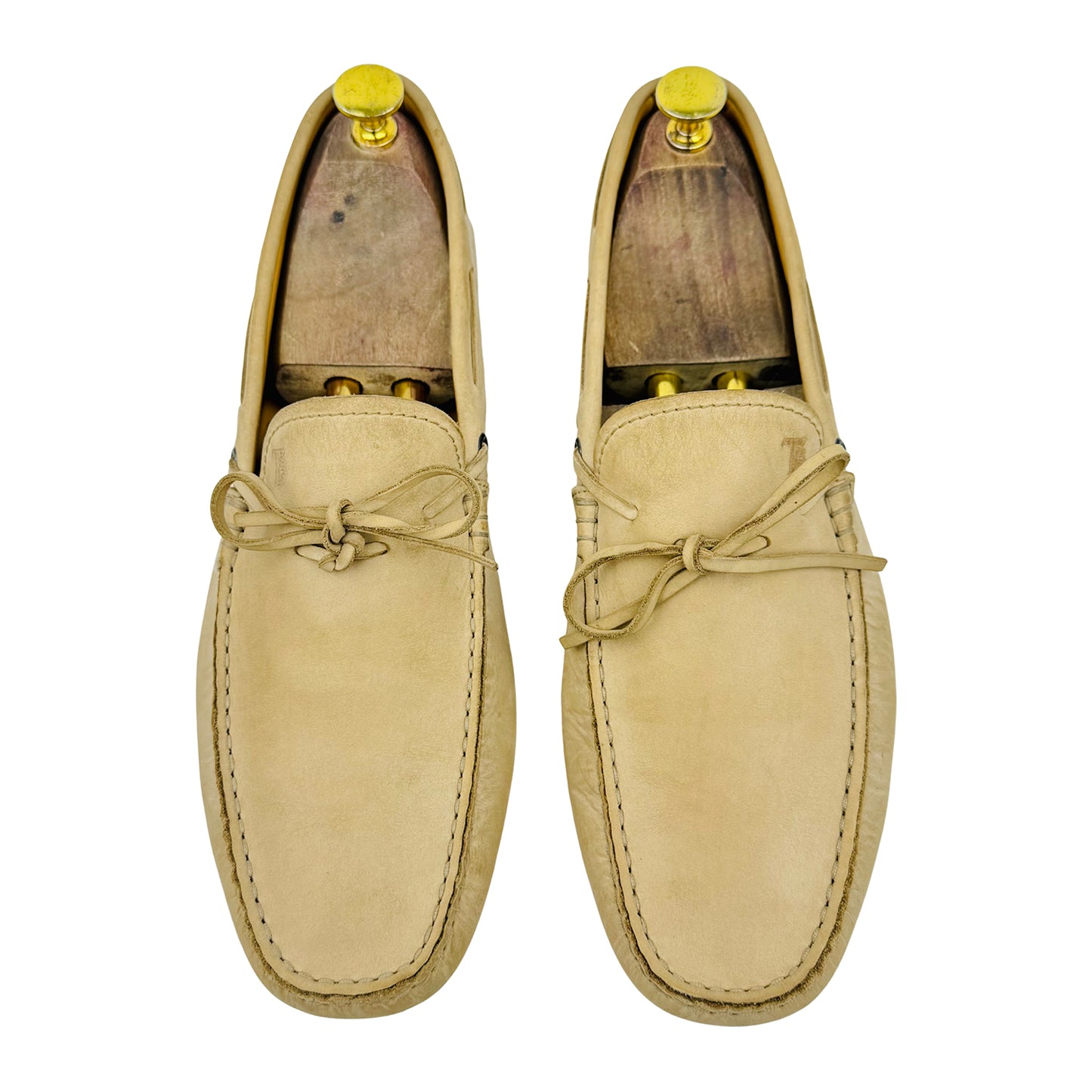 TOD'S Men's Beige Gommino Driving Loafer (Size 43/43.5)