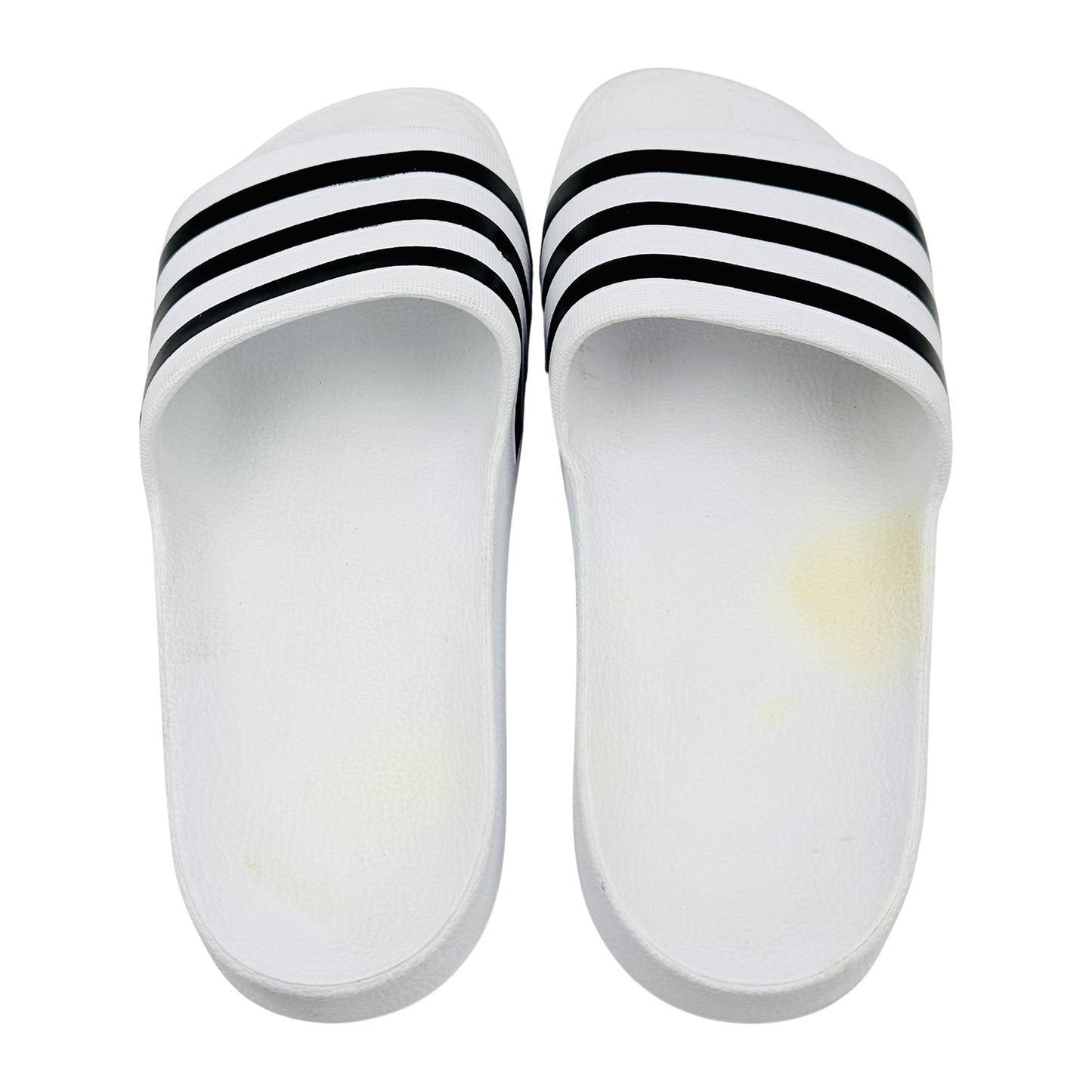 Adidas Adilette Aqua White Slides (Size 42)