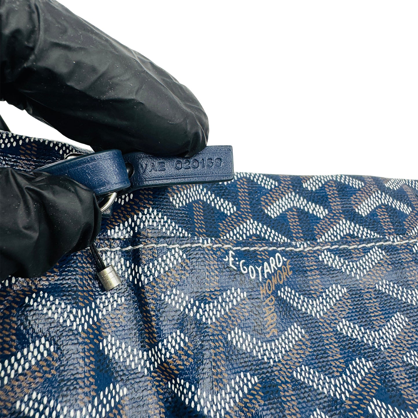 Goyard Saint Louis PM Navy Blue Tote Bag - 020152