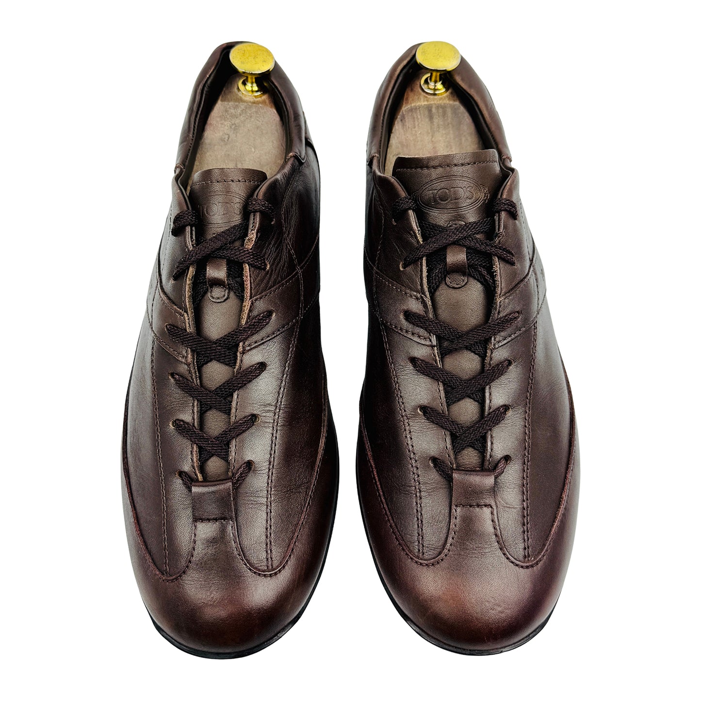 Tod’s Men's Dark Brown Lace-Up Sneakers (Size 42.5)