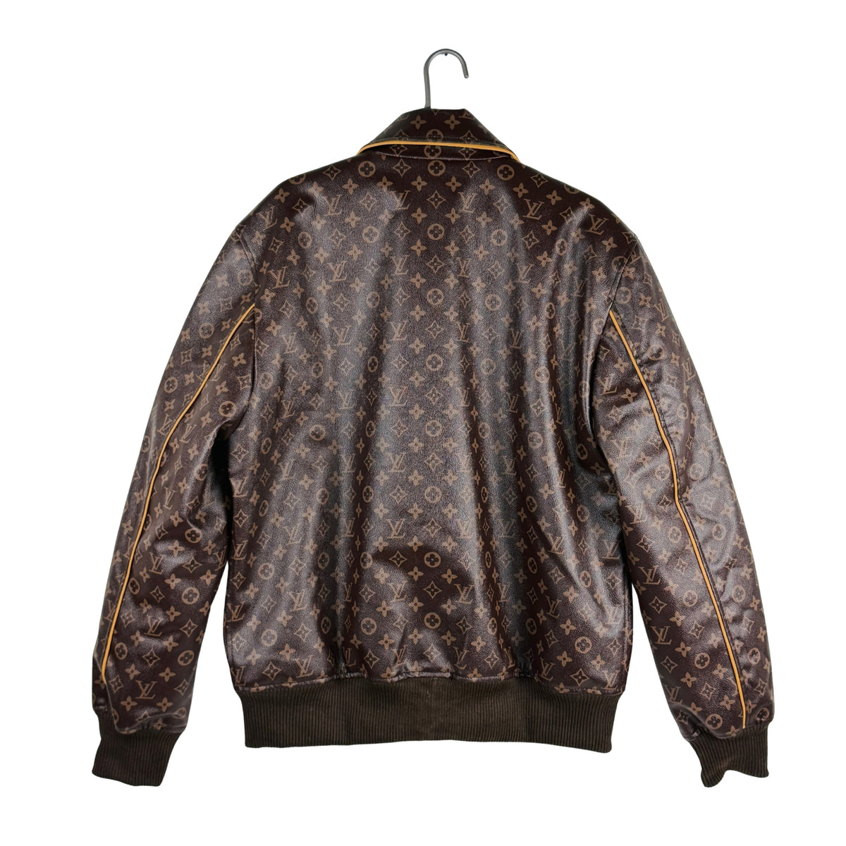 Louis Vuitton Monogram Brown Leather Jacket