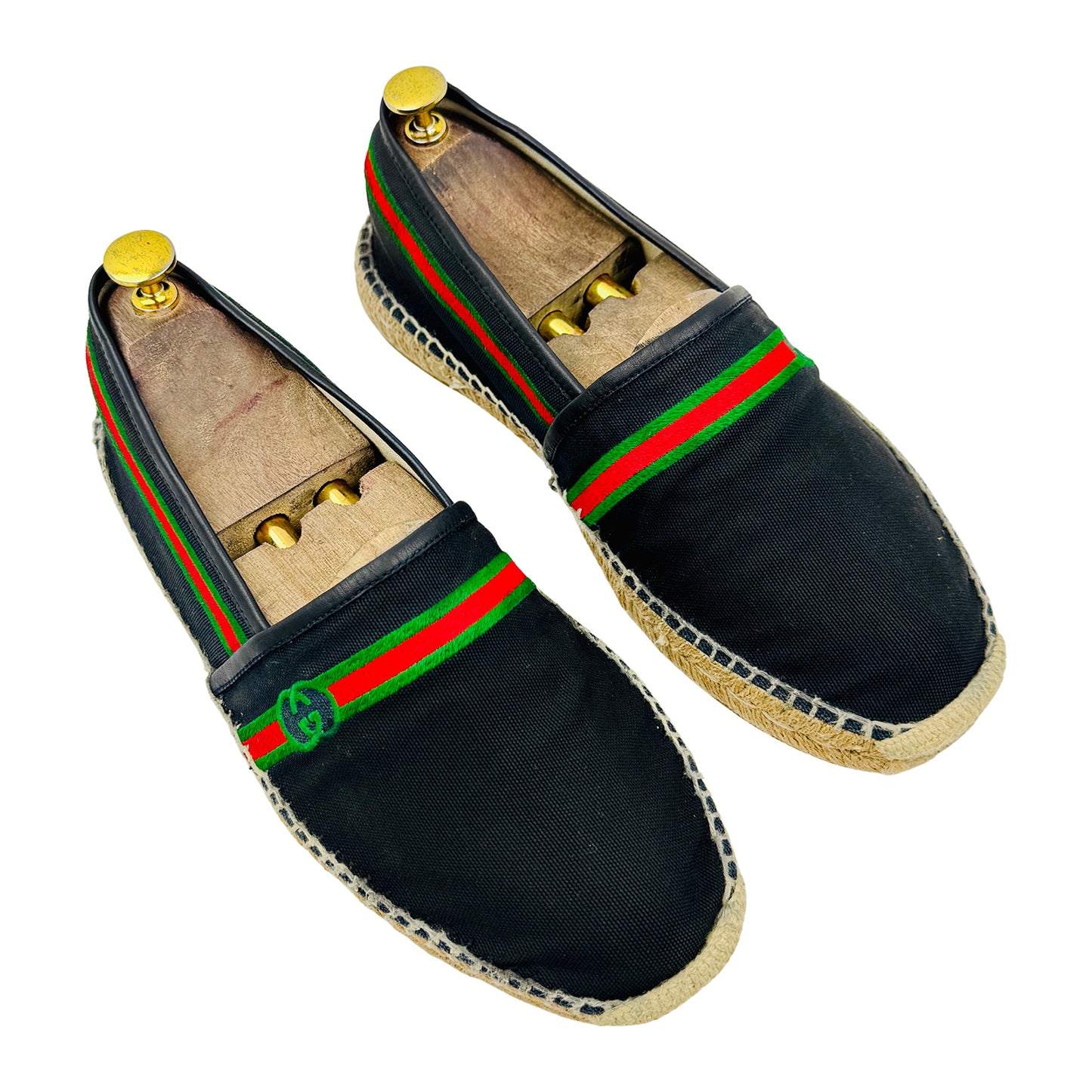 Gucci Alejandro Interlocking G Espadrille Shoes (Size 42)