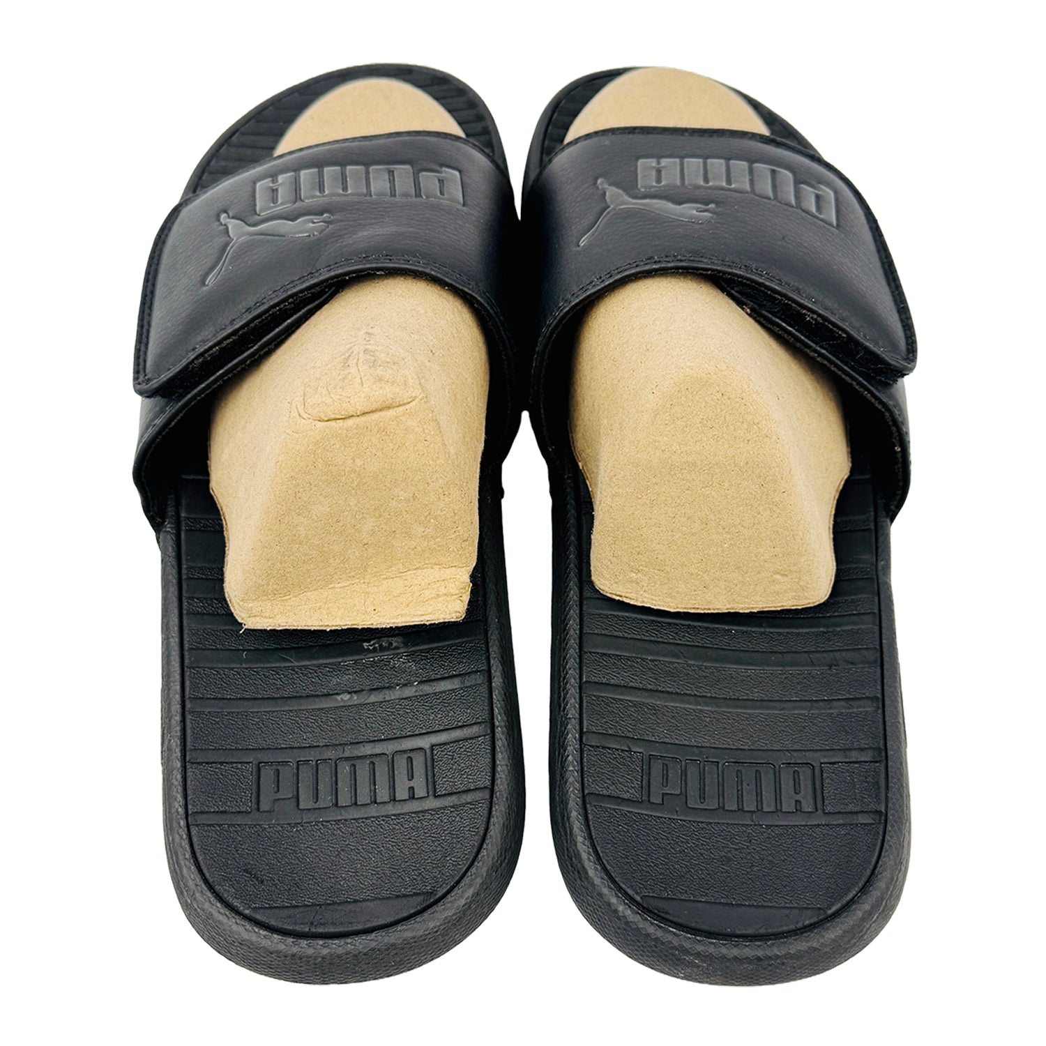 Inside image of Puma Men's Cool Cat V Black Slides (Size 44/44.5) - 371044_02