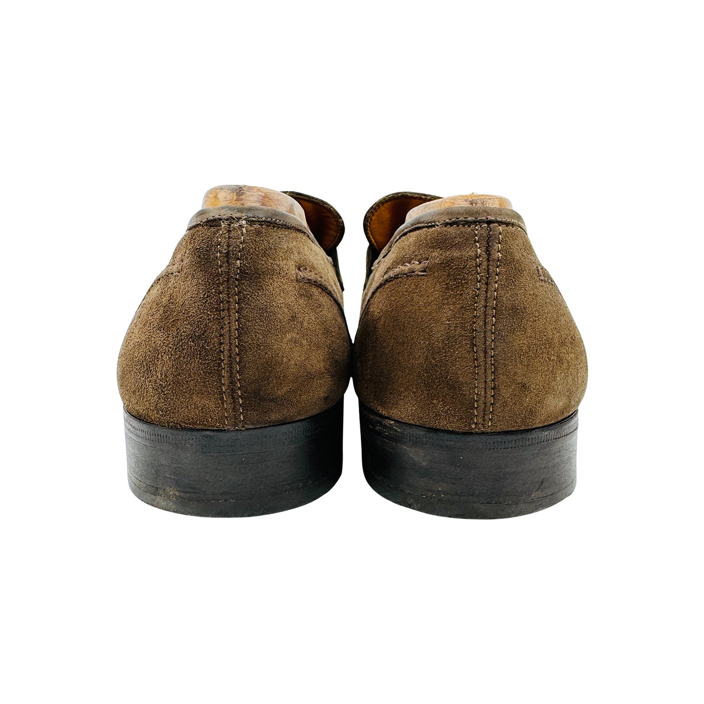 Salvatore Ferragamo Dark Brown Gancini Loafers (Size 44/44.5)
