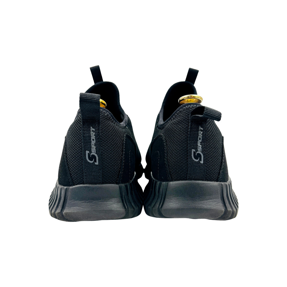 Skechers S Sport Brennen 2.0 Black Shoes (Size 44)