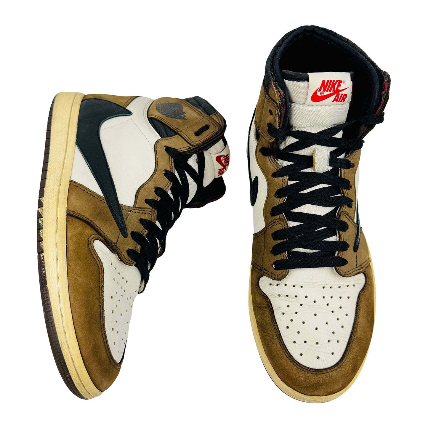 Nike Air Jordan 1 X Travis Scott Retro High OG Sneakers (Size 43) - CD4487-100