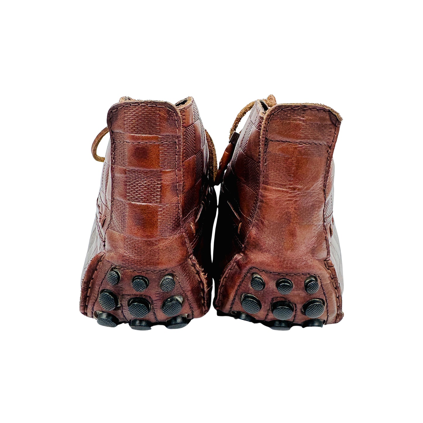 Louis Vuitton Damier Embossed Brown Shoes (Size 39/39.5)