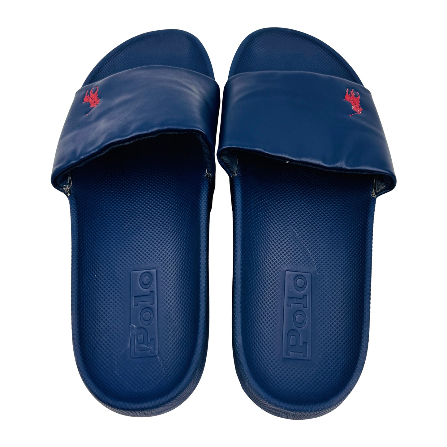 Ralph Lauren Polo Cayson Navy Blue Slides (Size 45)