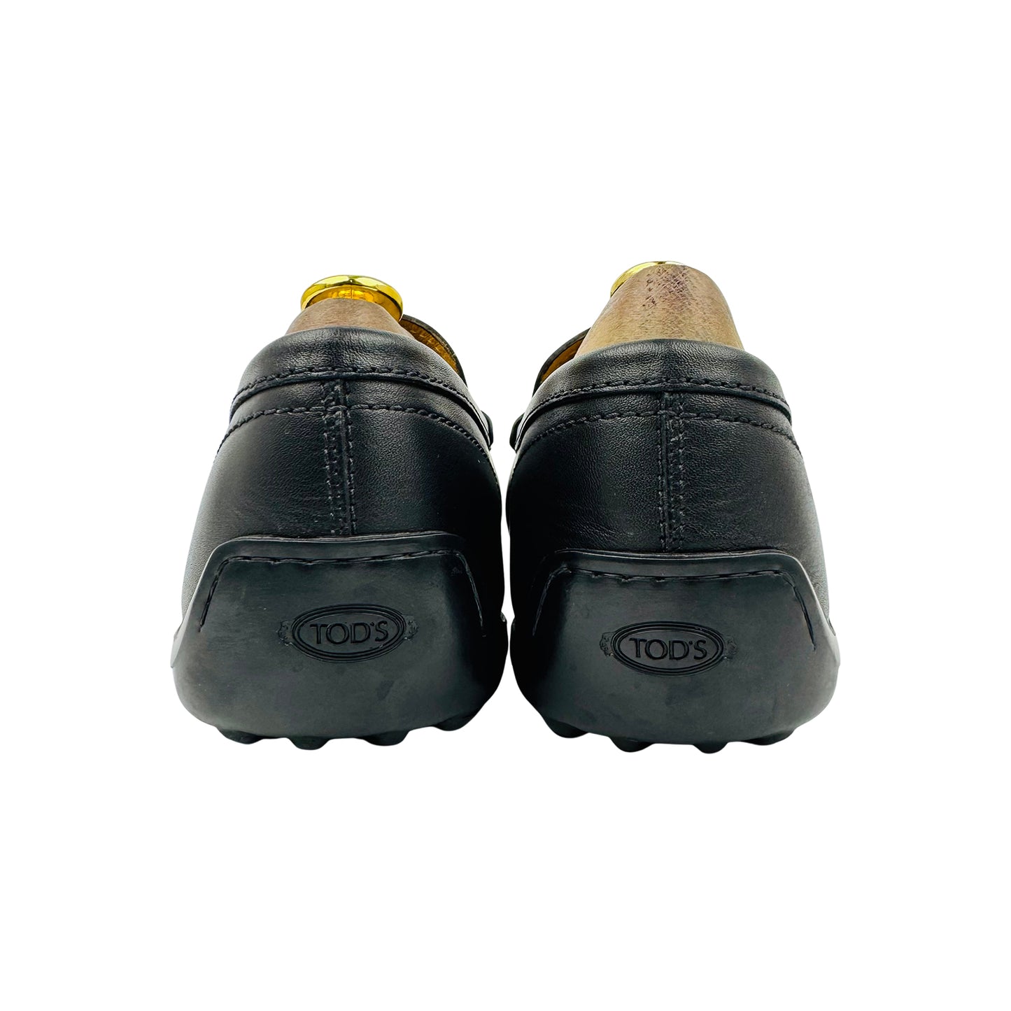 Tod’s Men's Black Leather Buckle Loafers (Size 42.5)