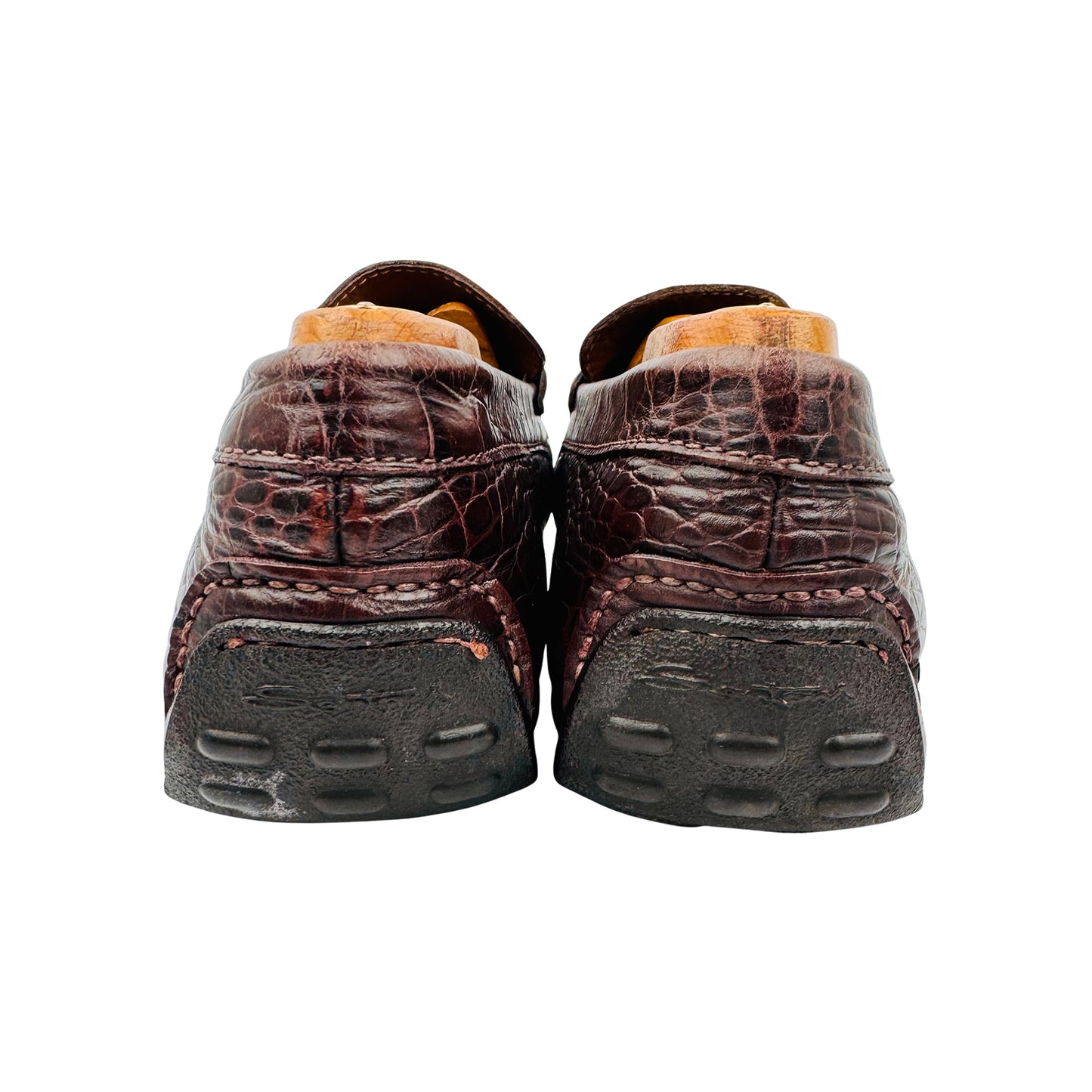 Santoni Men's Alligator Leather Loafers (Size 43.5)