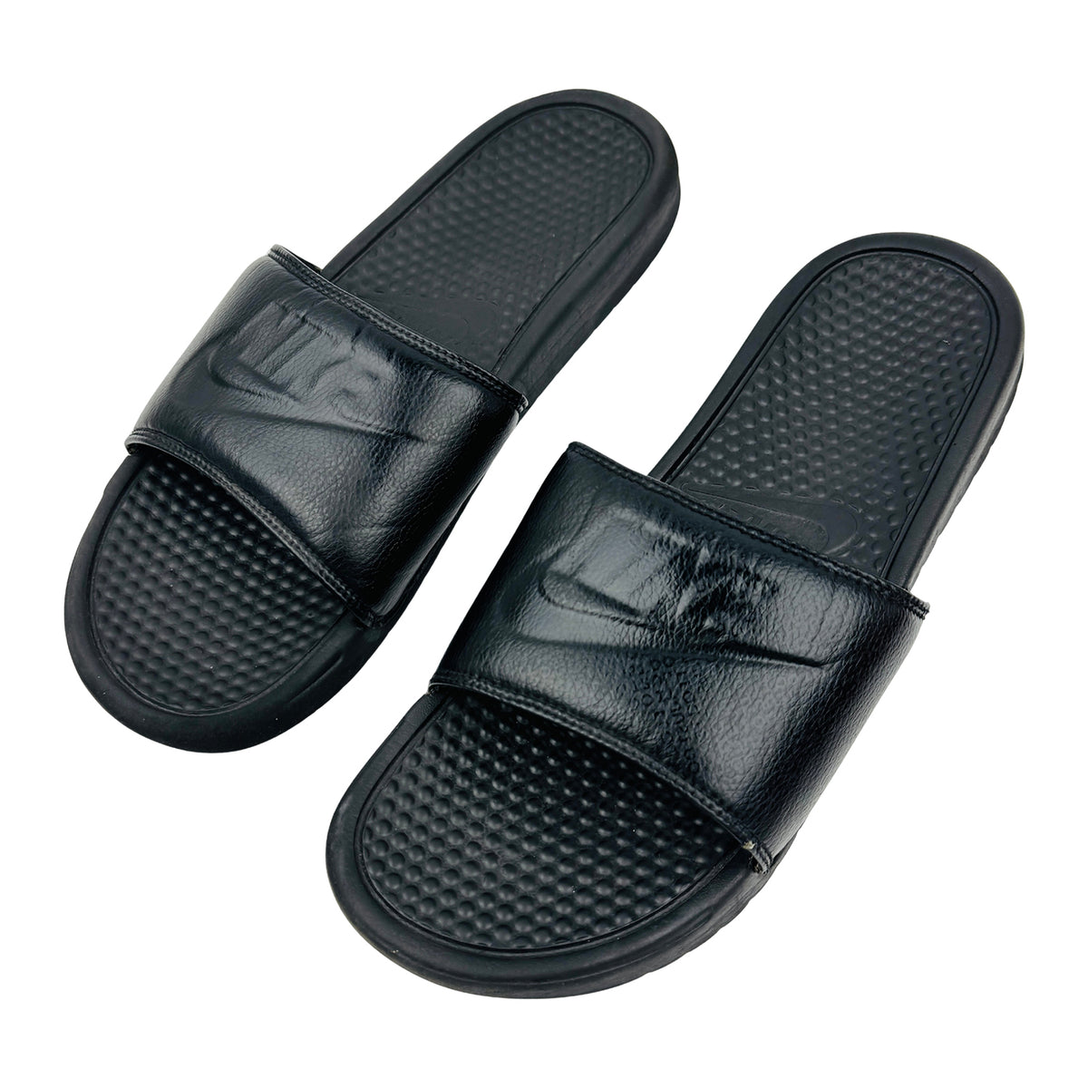 Nike Benassi JDI Triple Black Slides (Size 46) - 343880-001