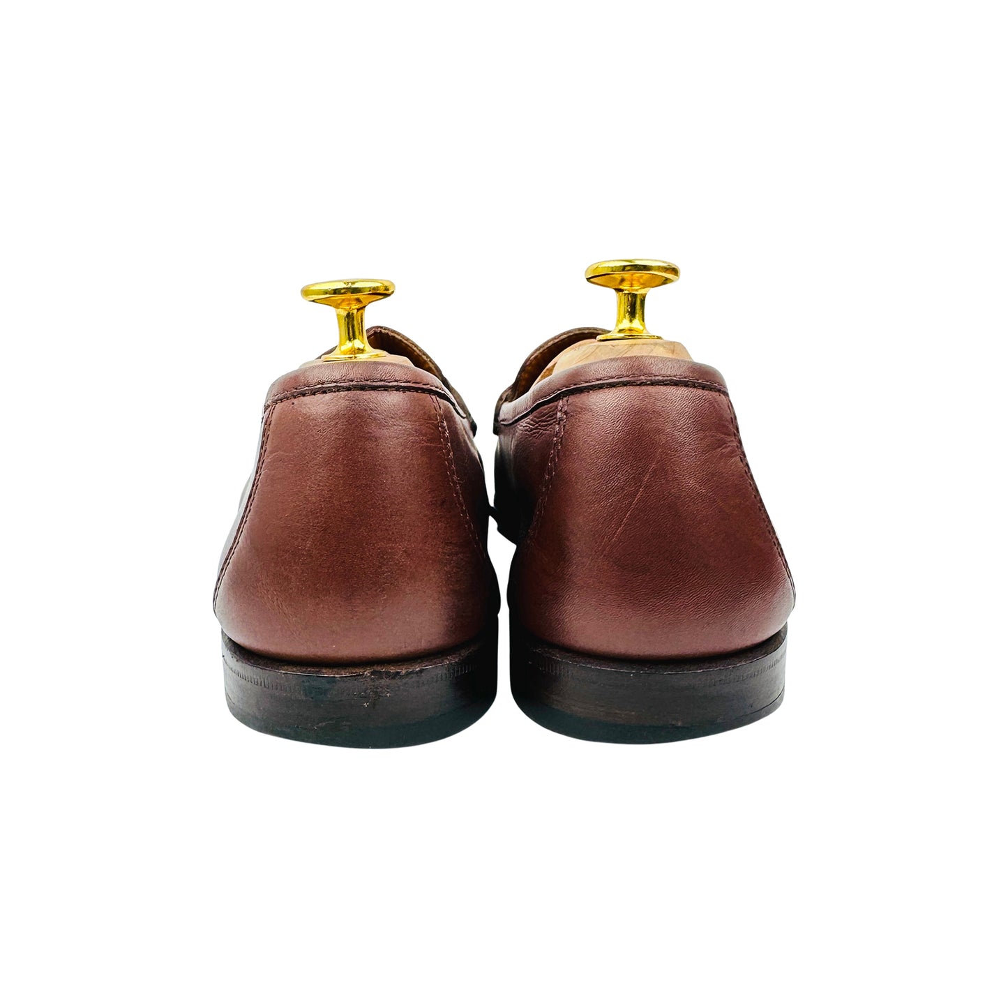 Salvatore Ferragamo Burgundy Leather Loafers (Size 41.5)