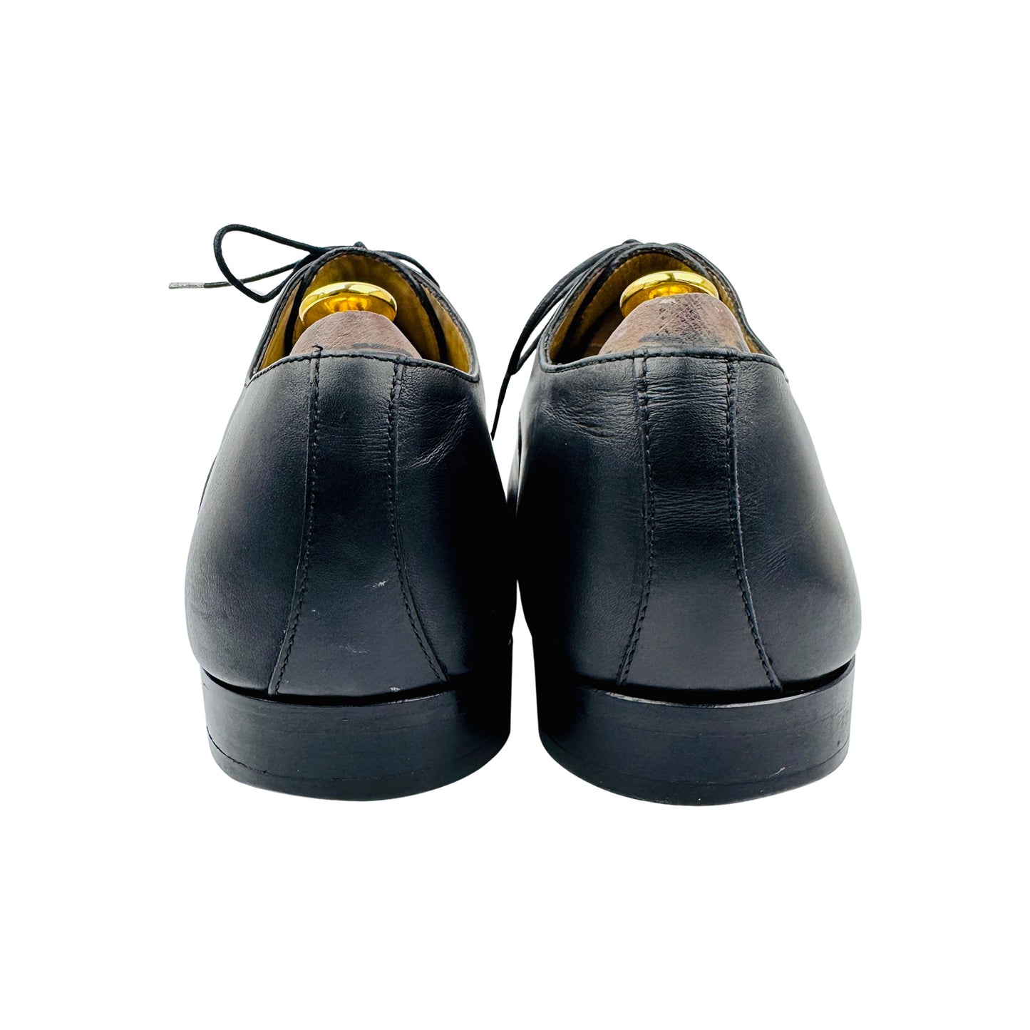 Bexley Men's Black Leather Oxfords (Size 43)