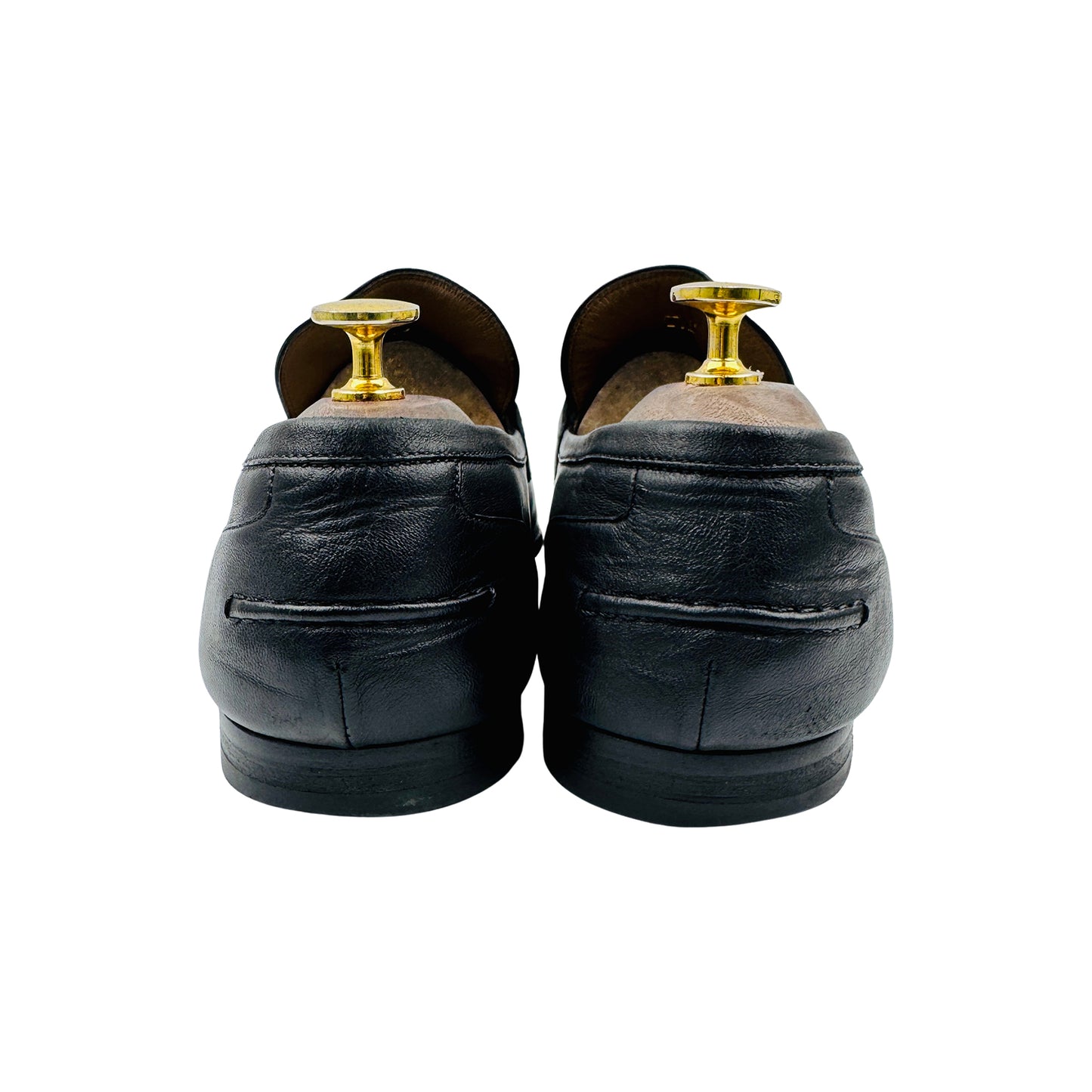 Gucci Men's Jordaan Black Leather Loafers (Size 42/42.5)