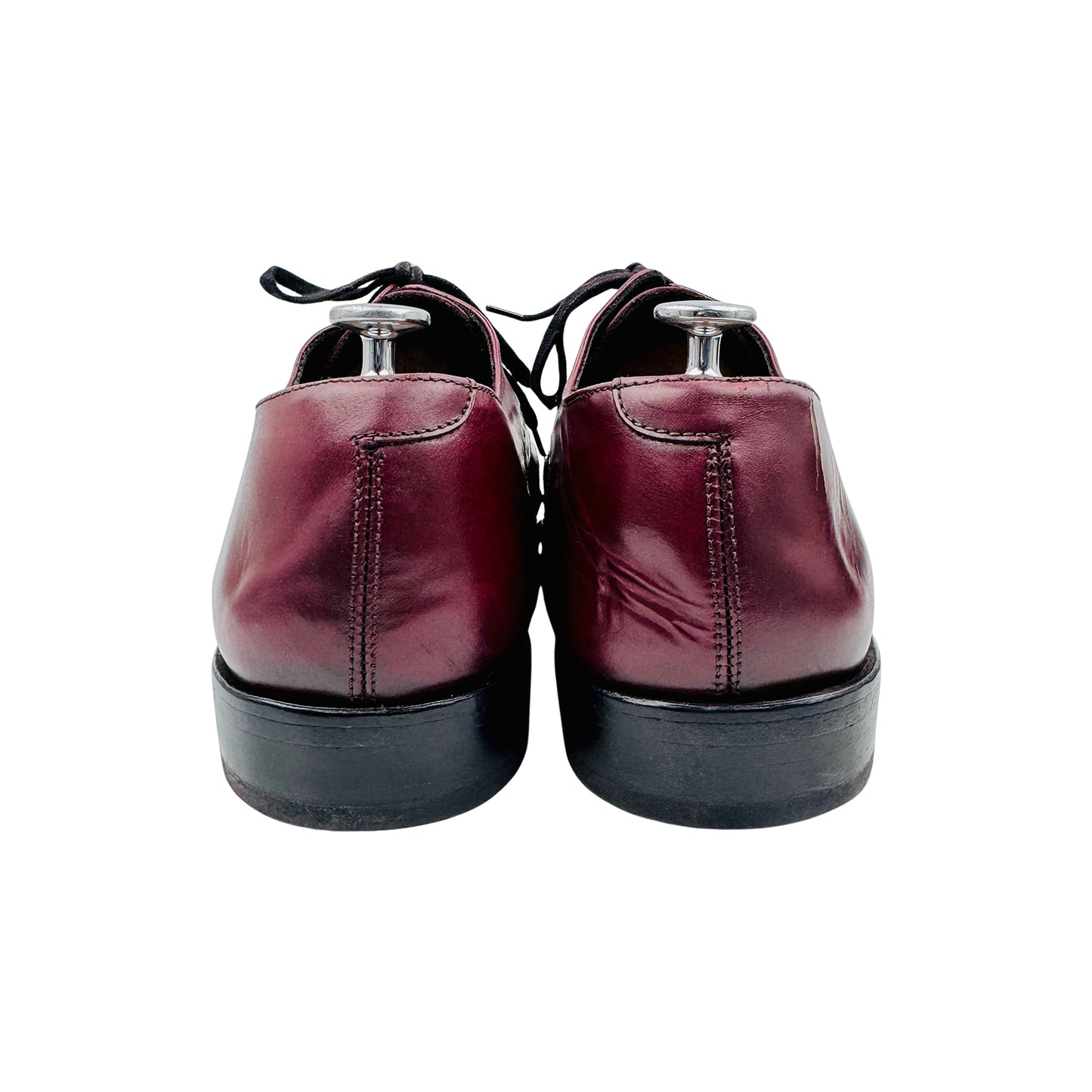 Kenzo Men's Maroon Leather Oxfords (Size 45)