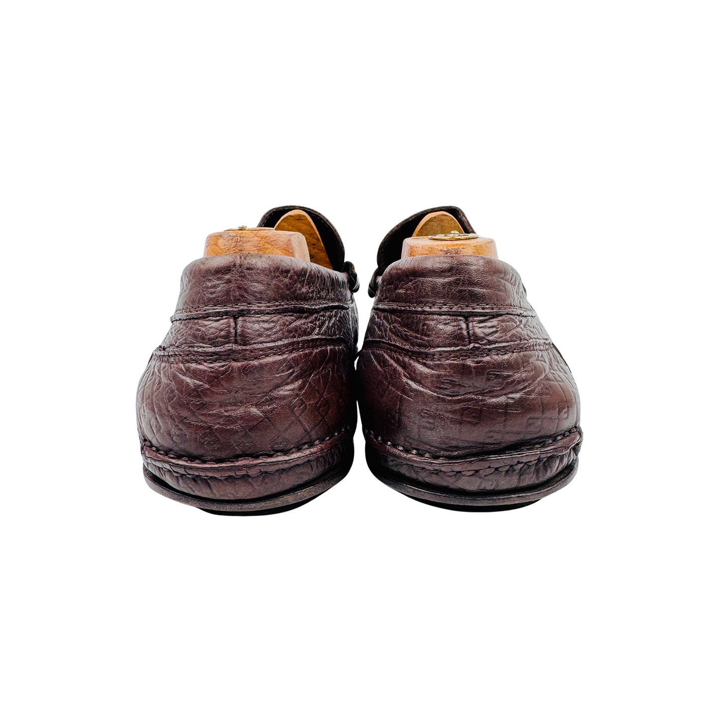 Fendi Men's Brown Leather Loafers (Size 43.5)