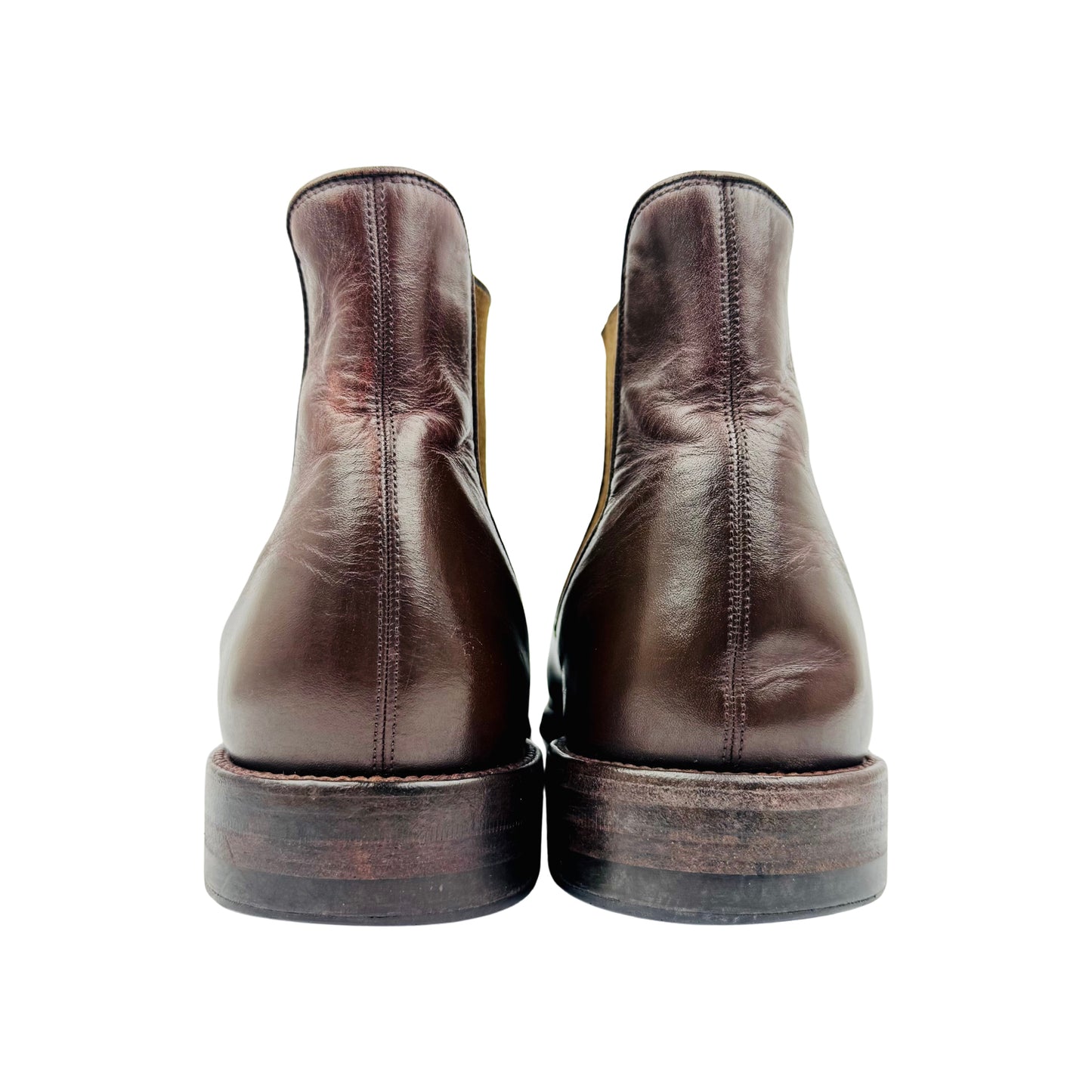 Bally Men's Brown Leather Chelsea Boots (Size 42.5)