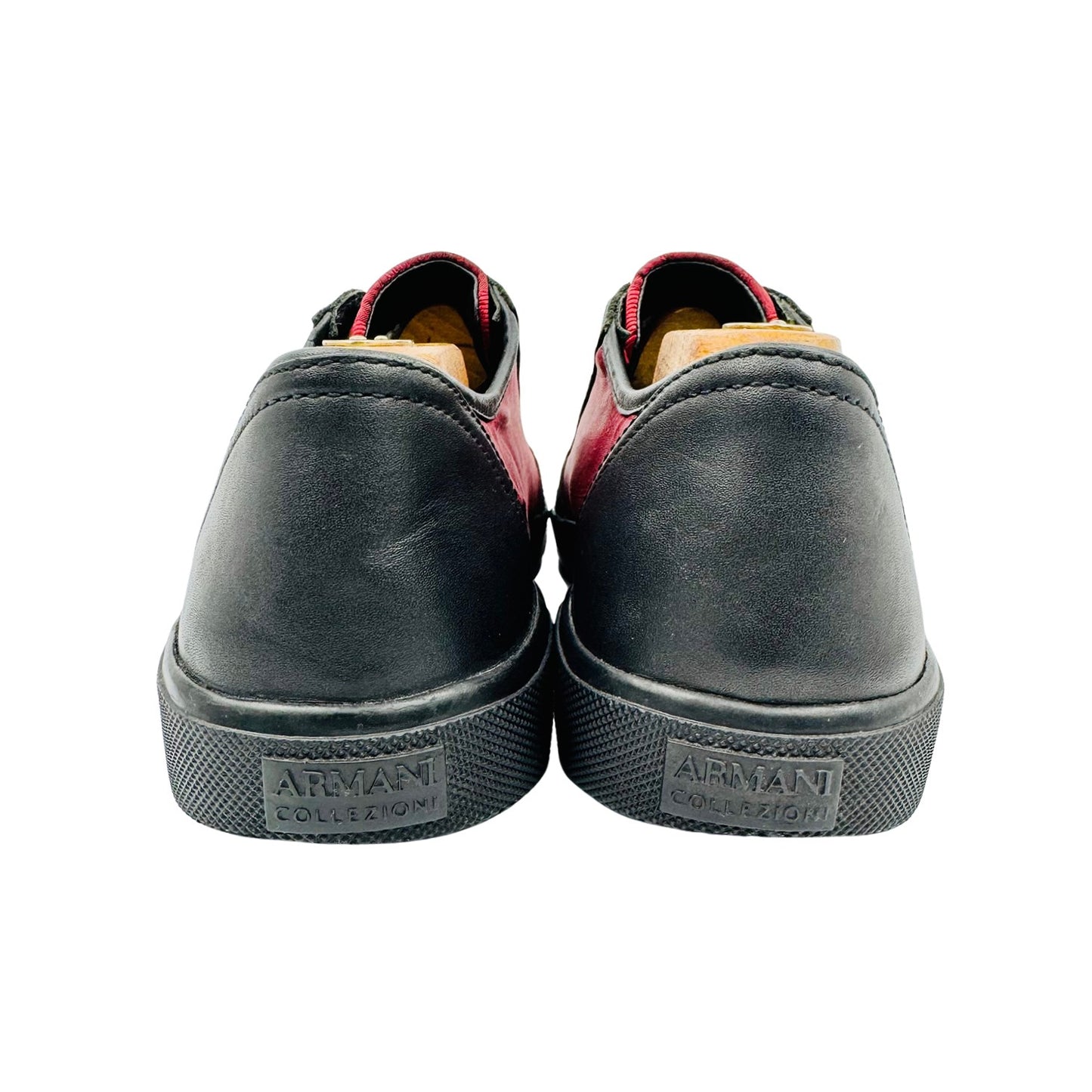 Armani Collezioni Canvas Leather Sneakers (Size 43)