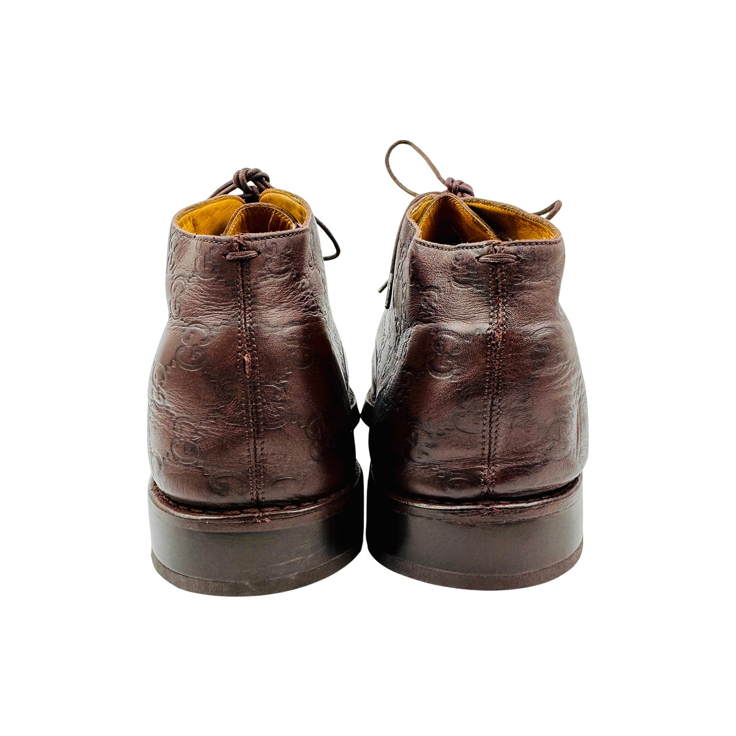 Gucci Guccissima Leather Chukka Boots (Size 44.5/45)