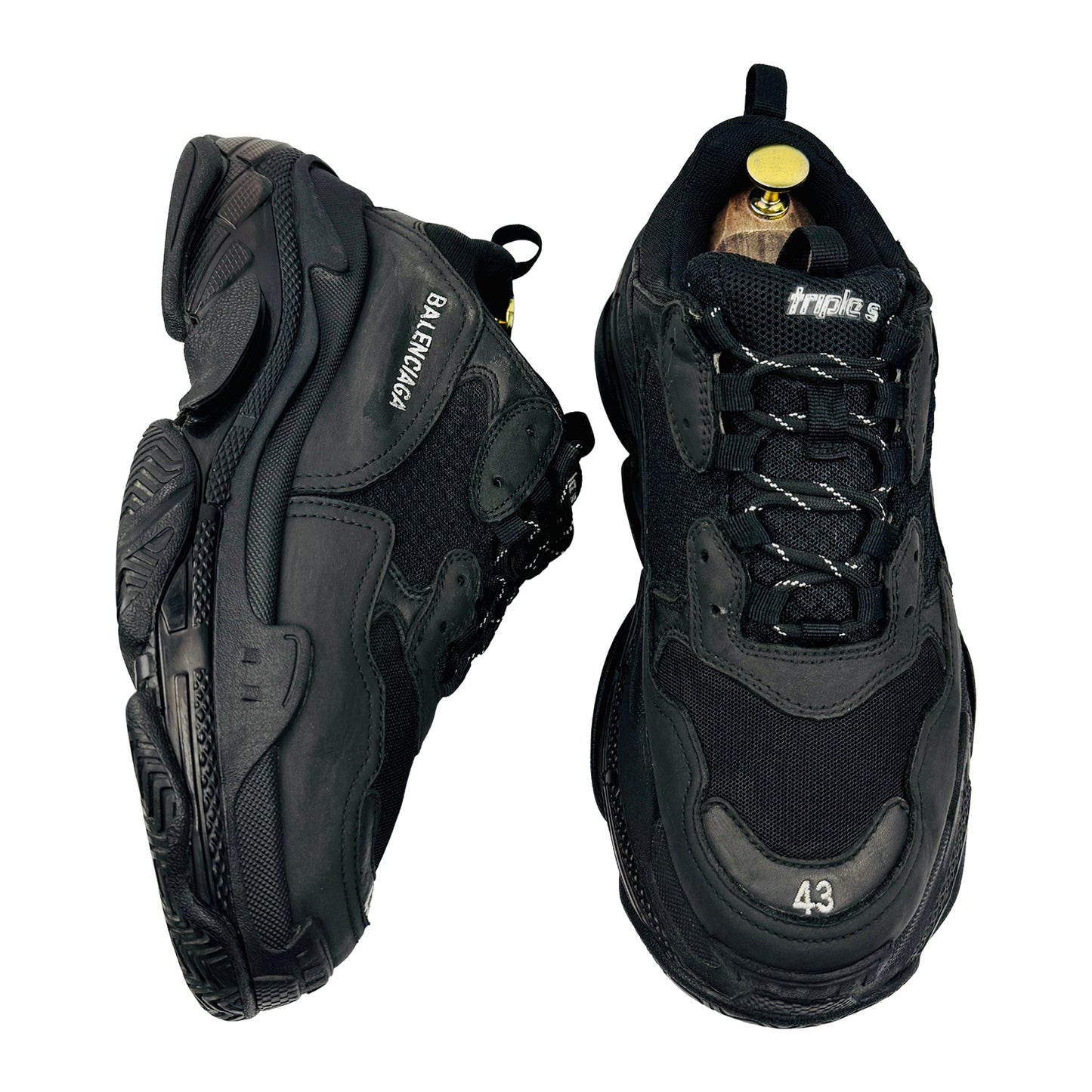 Balenciaga Men's Triple S Sneakers (Size 43) - 541624