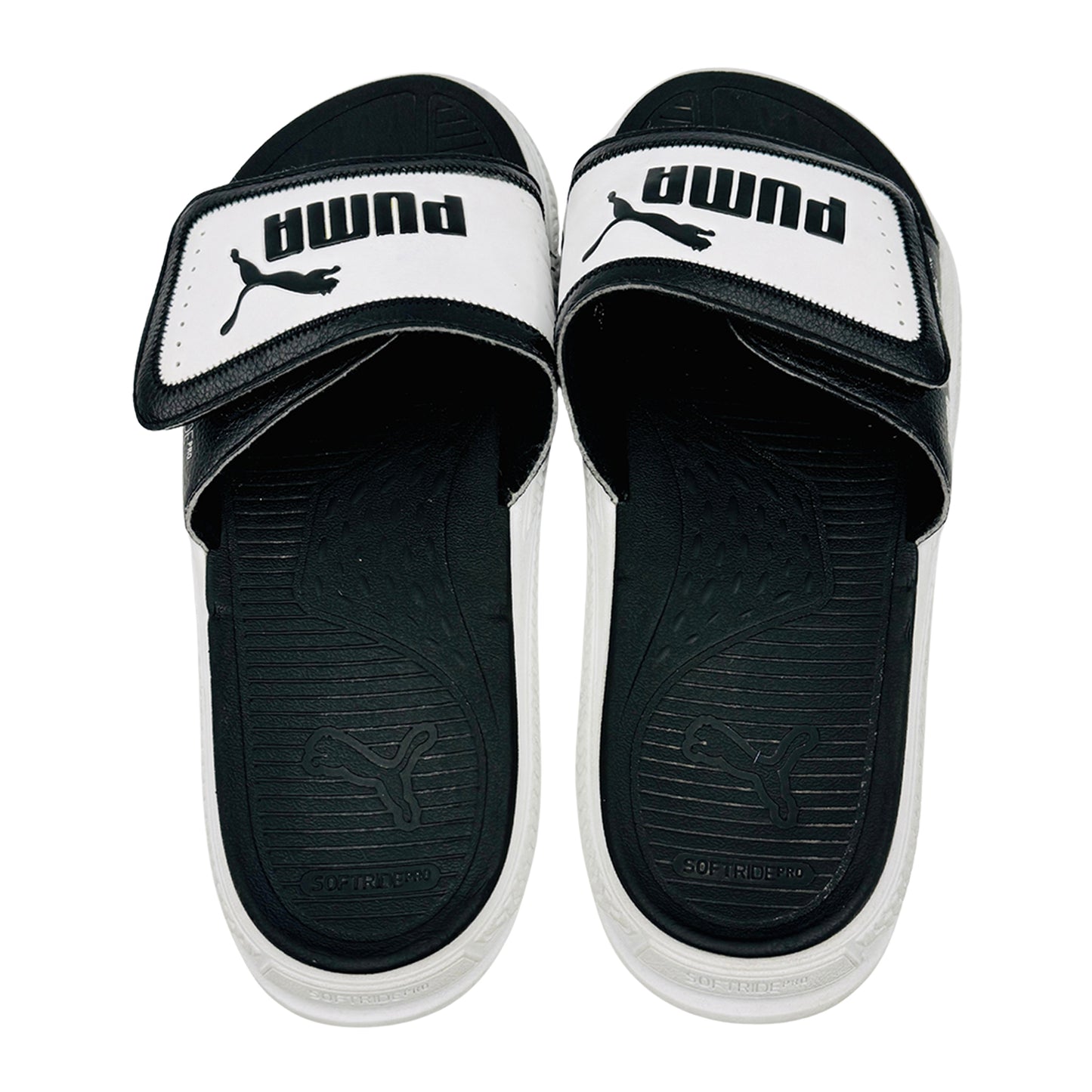 Puma SoftridePro 24 V Black Slides (Size 42)