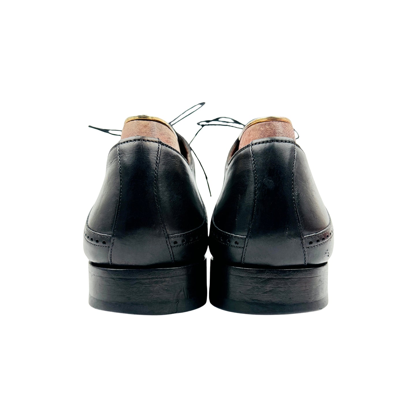 Magnanni Men's Black Leather Oxford Shoes (Size 44.5)