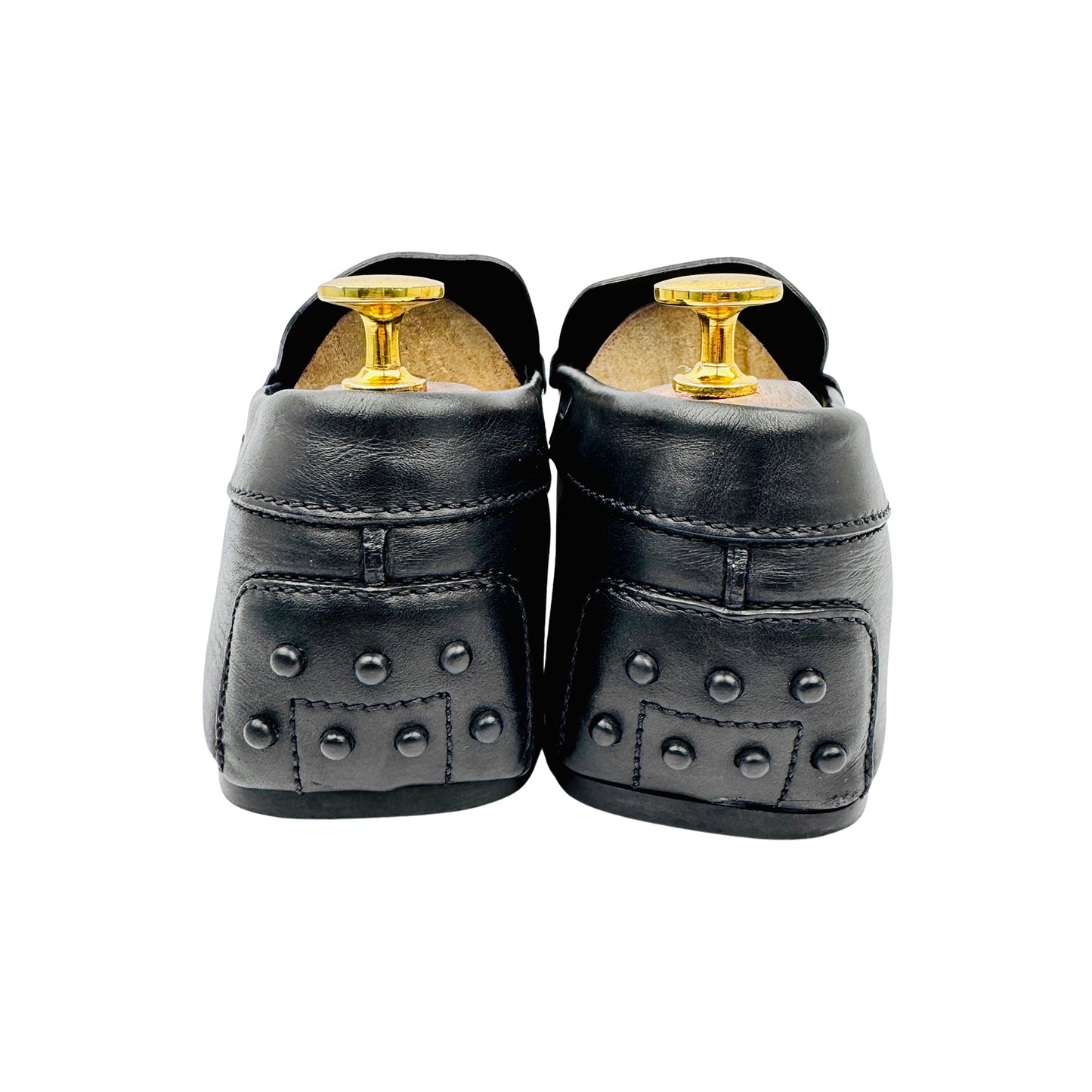 Tod's Black Leather Gommino Driving Loafers (Size 42/42.5)