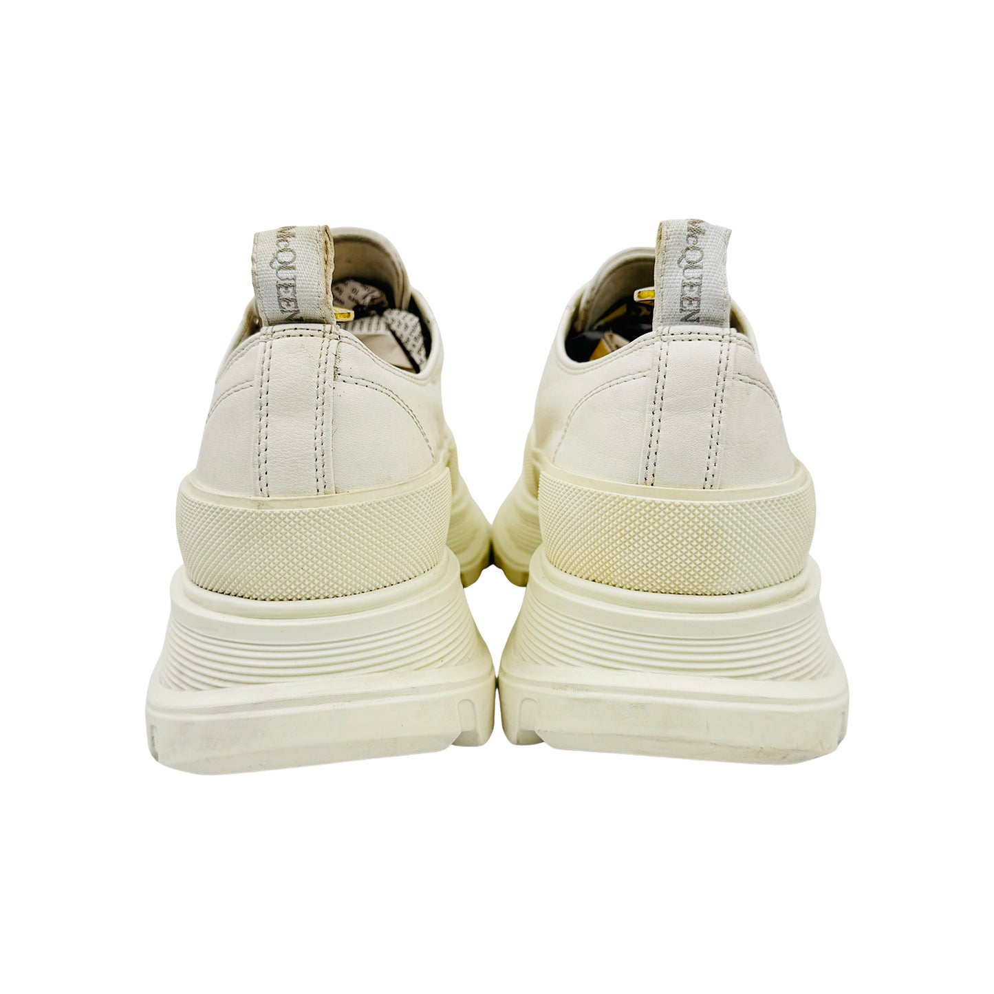 Alexander McQueen Tread Slick White Shoes (Size 42.5)