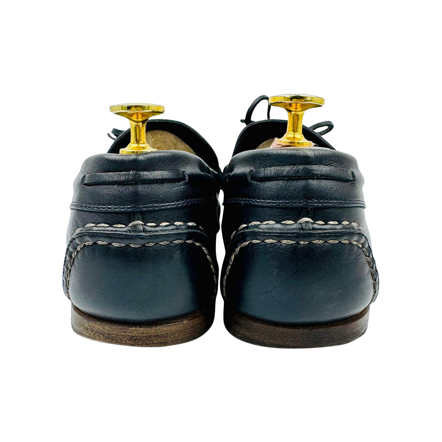 Hermès Men's Navy Blue Italian Loafers (Size 42)