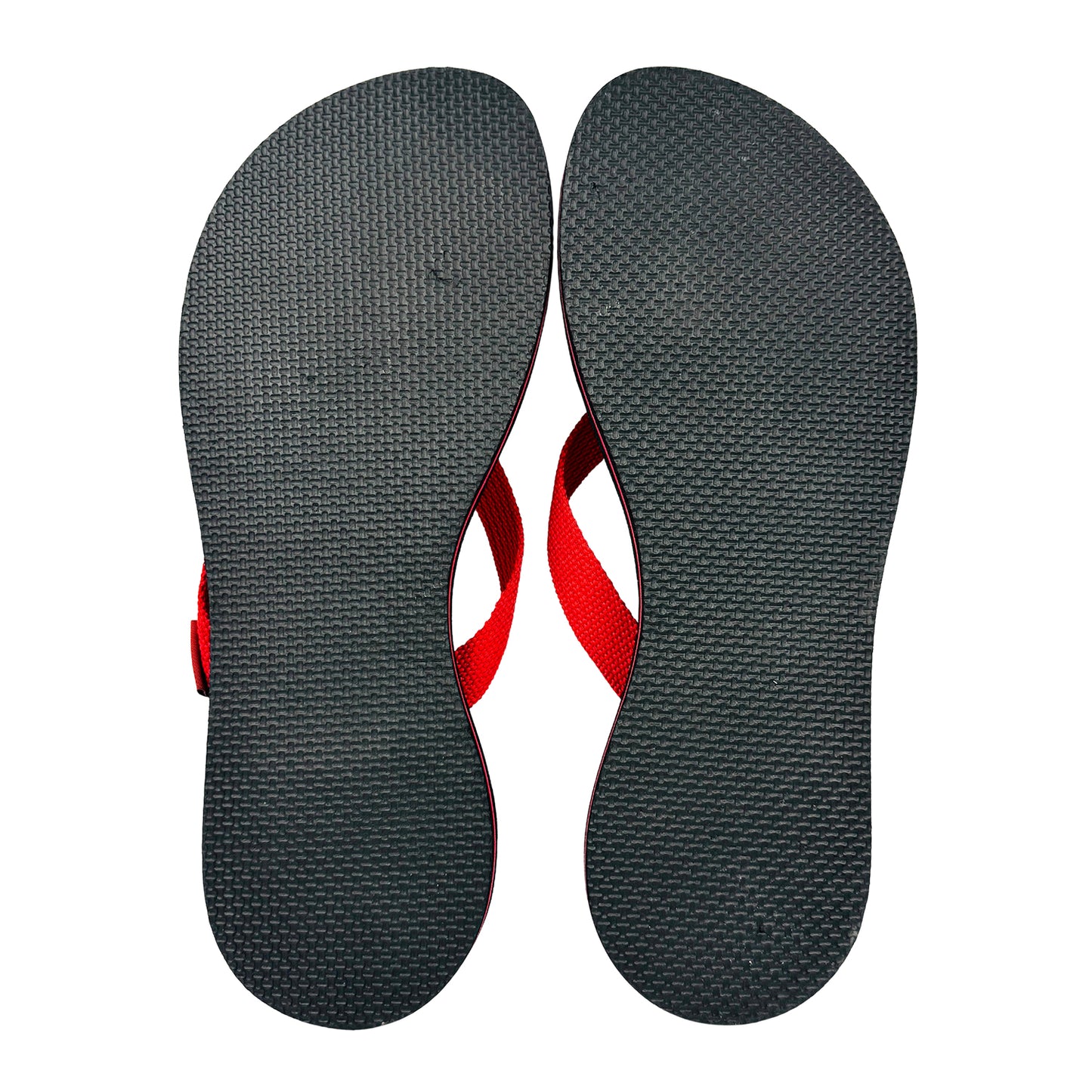 Hugo Boss Men's Red Black Flipflops (Size 42.5/43)