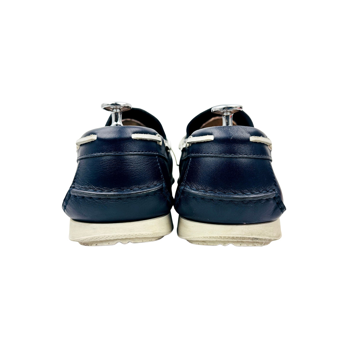 Salvatore Ferragamo Men’s Leather Boat Shoes (Size 44)