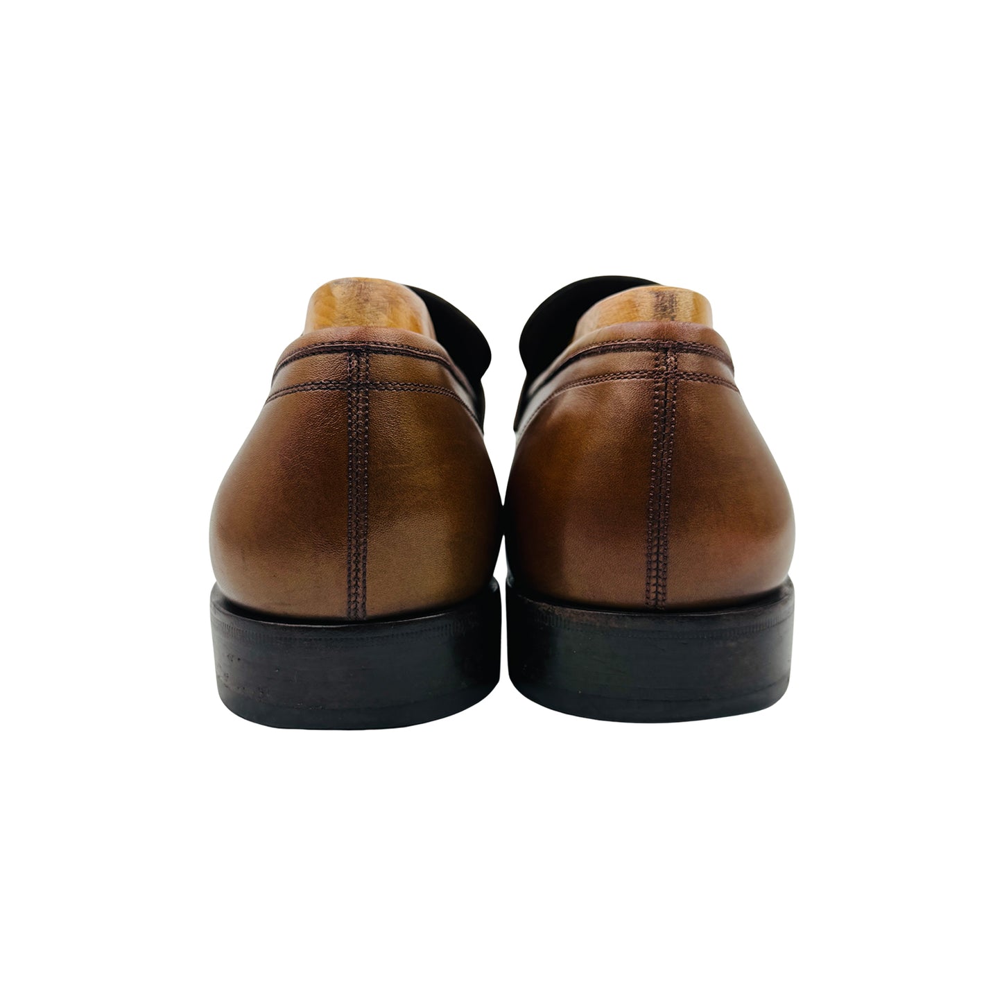 Salvatore Ferragamo Brown Buckle Loafers (Size 43.5)