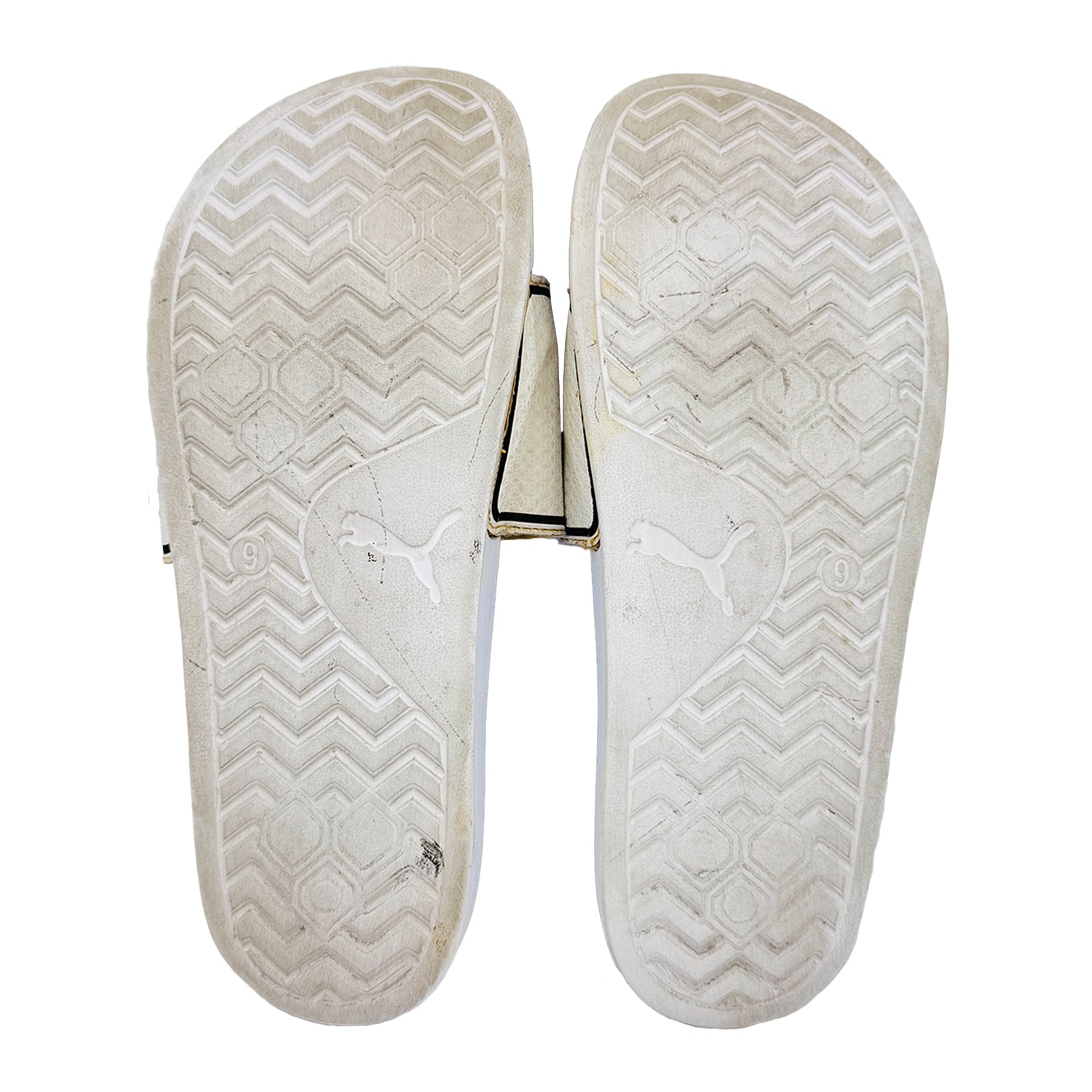 Outsole image of Puma Leadcat FTR White Slides (Size 43)