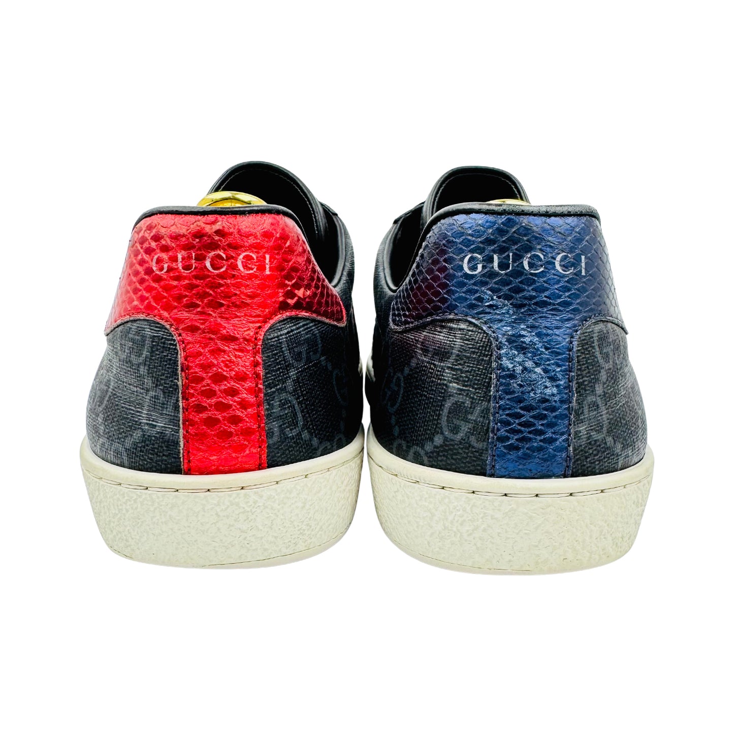 Gucci Men's ACE 'Grey' Sneakers (Size 43/43.5) - 429445