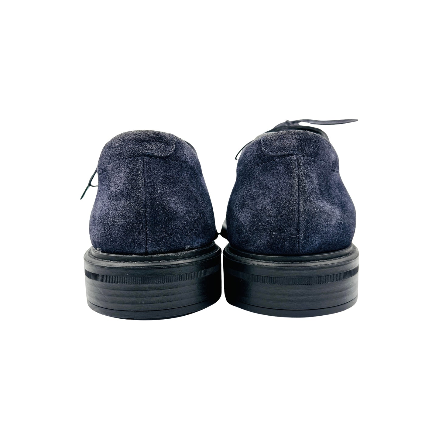 Hugo Boss Men's Navy Blue Derby Shoes (Size 41)