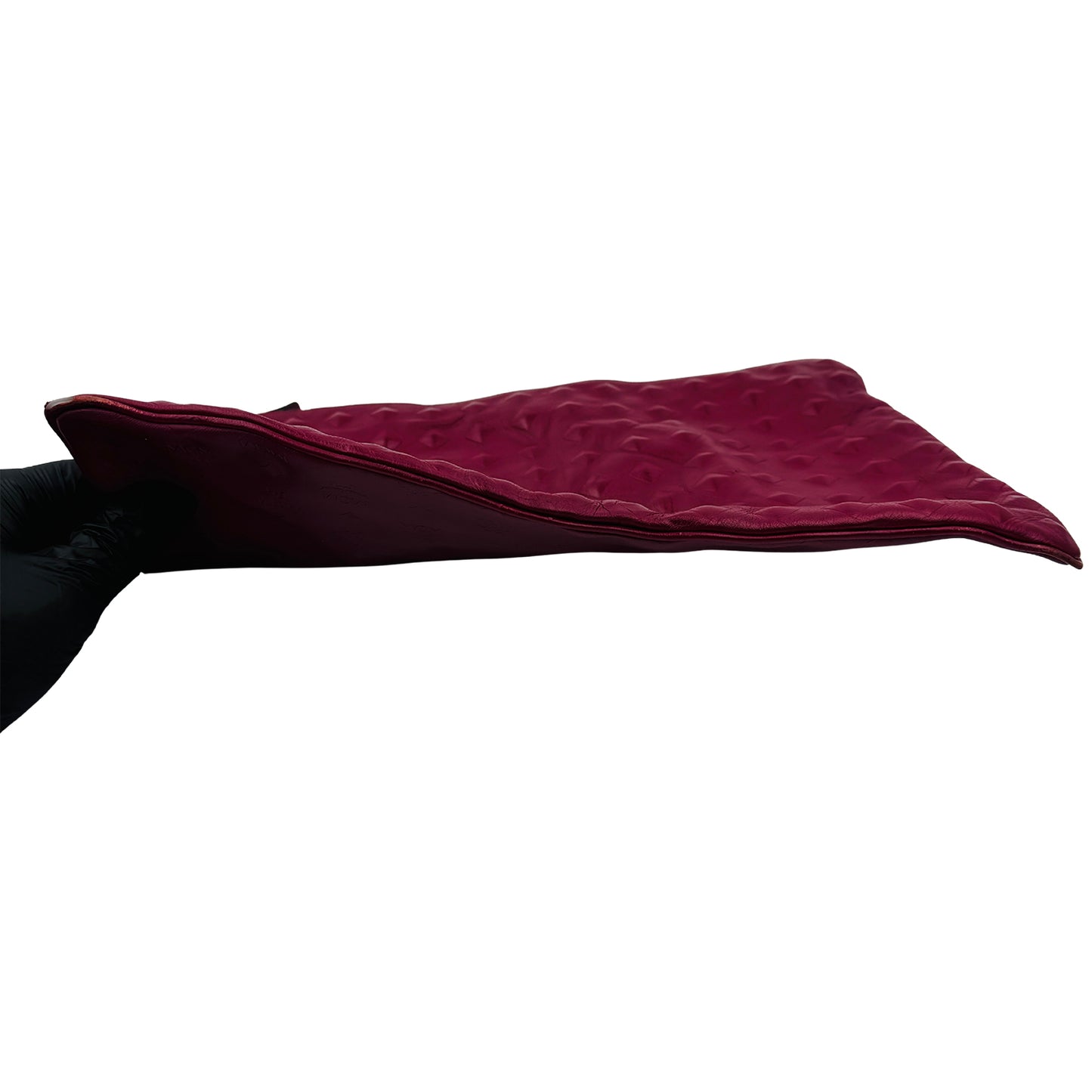 MCM Fuchsia Calf Leather Pouch Bag