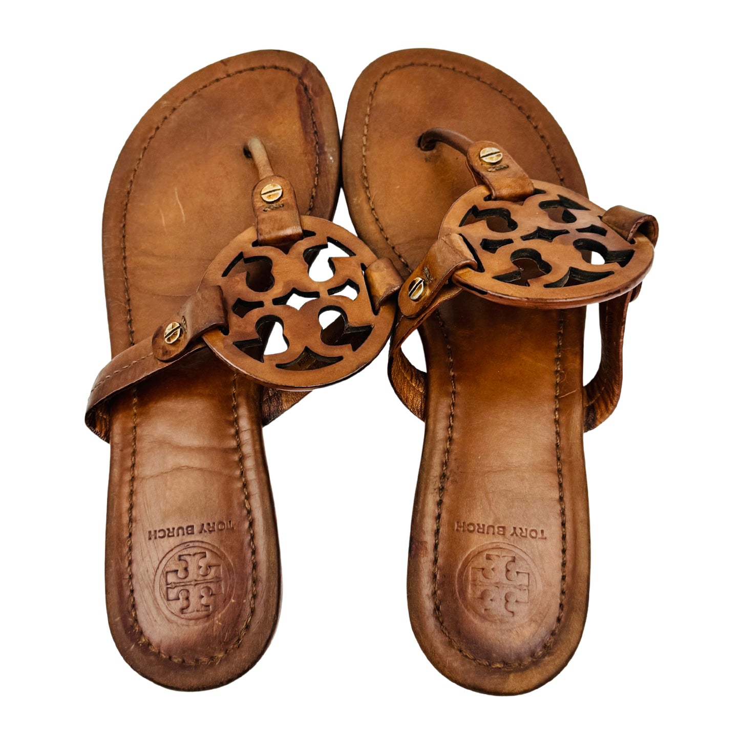Tory Burch Miller Dark Brown Slippers (Size 36) - 5930