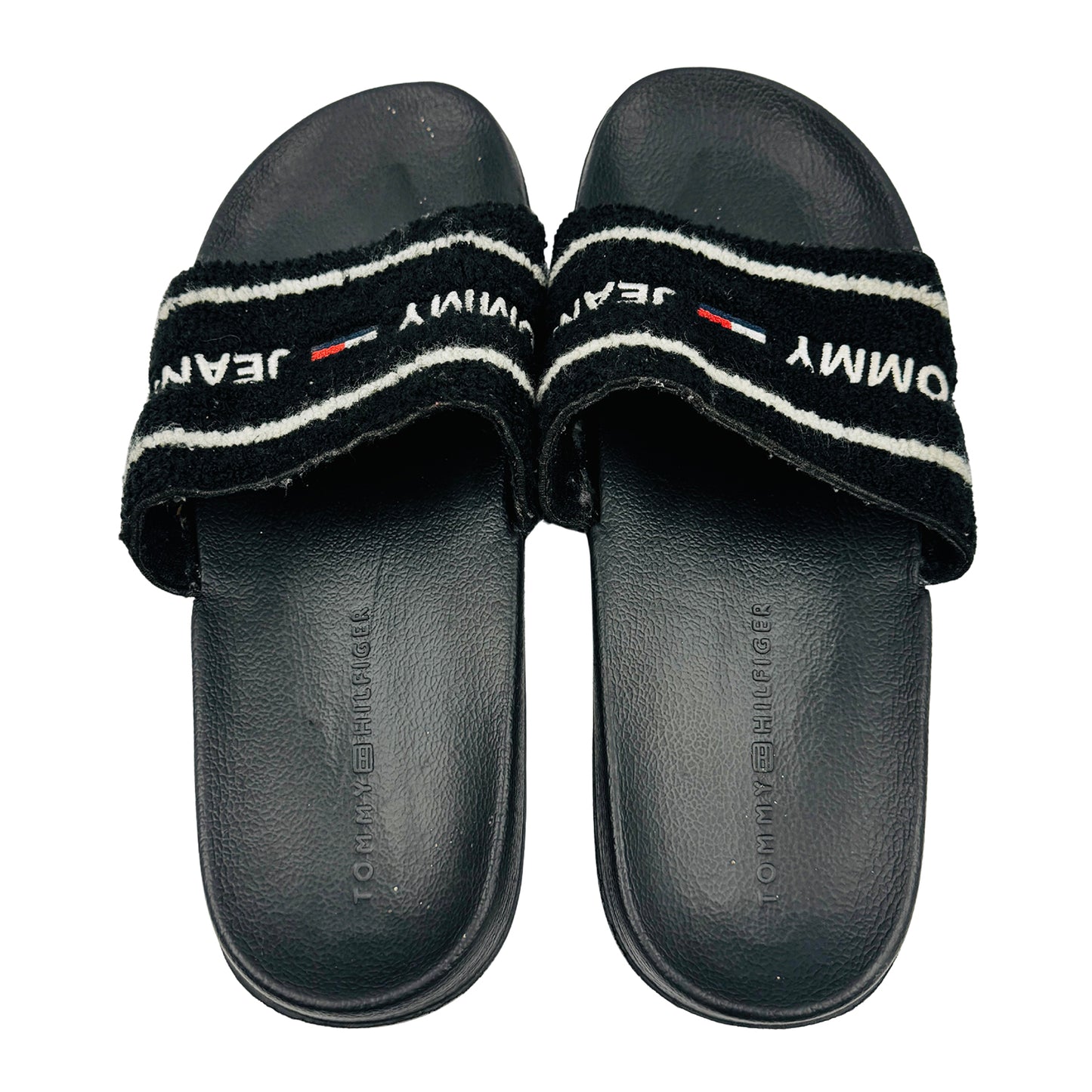 Tommy Jeans Men's Pool Black Slides (Size 41/42)