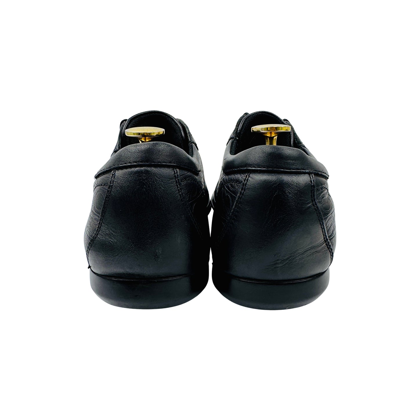 Salvatore Ferragamo Men's Black Sneakers (Size 42.5)