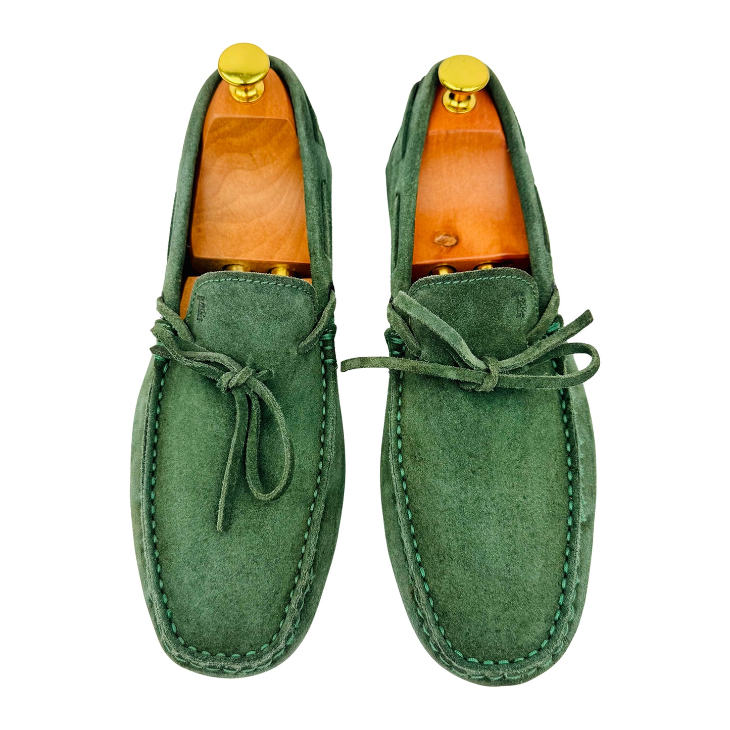 TOD'S Men's Green Gommino Driving Loafer (Size 41/41.5)