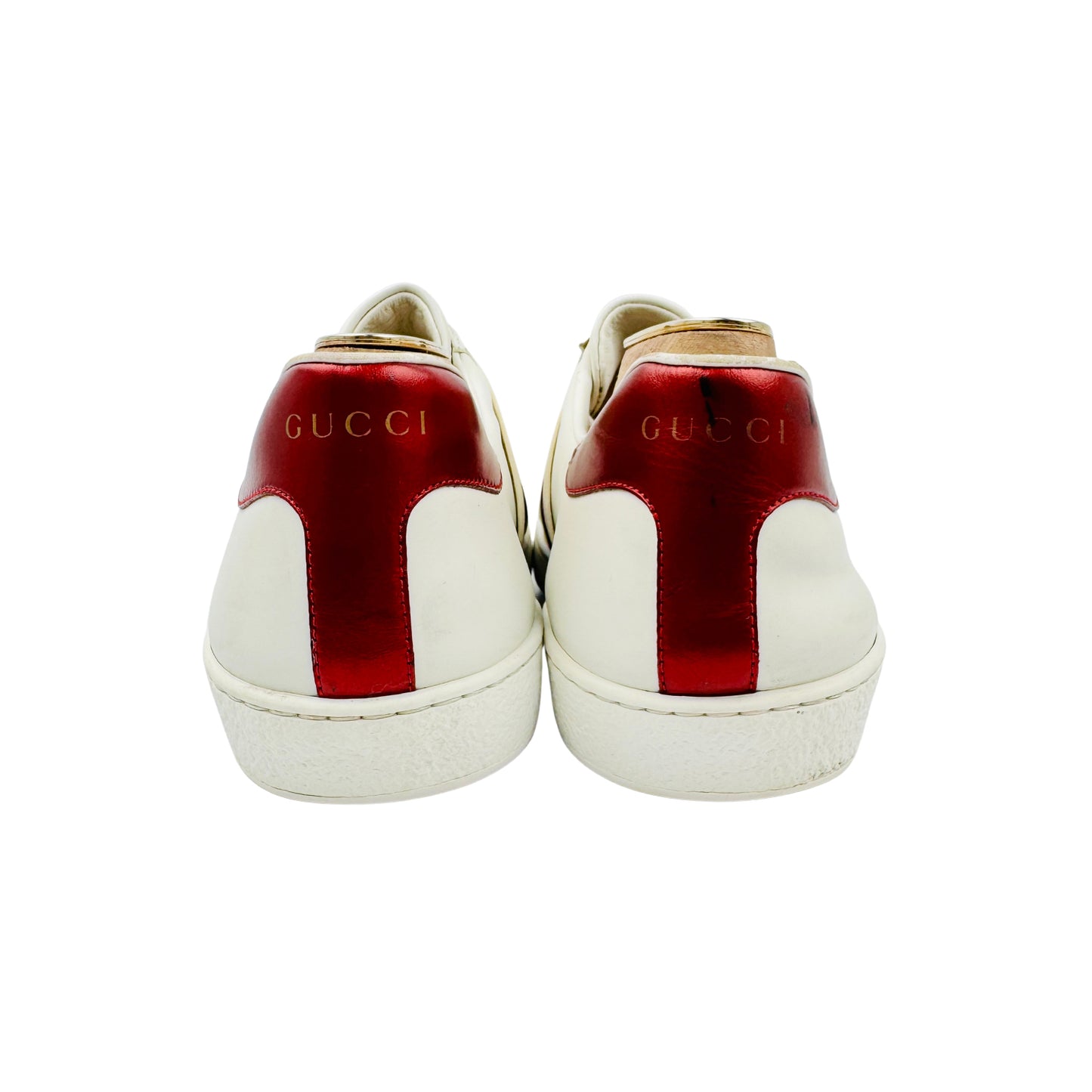 Gucci Ace Logo Stripe 'Mystic White' Shoes (Size 43)