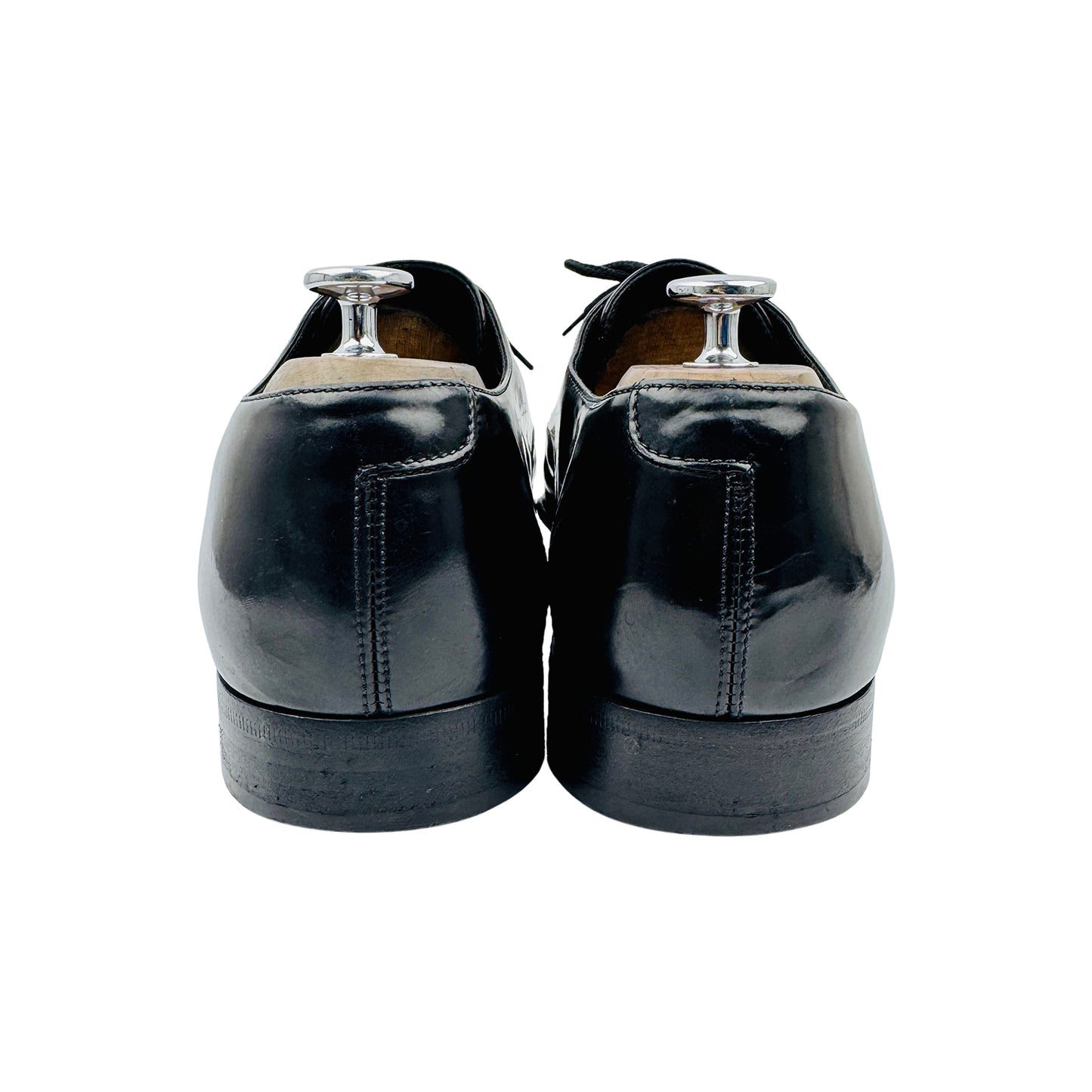 Salvatore Ferragamo Black Derby Shoes (Size 45/45.5)