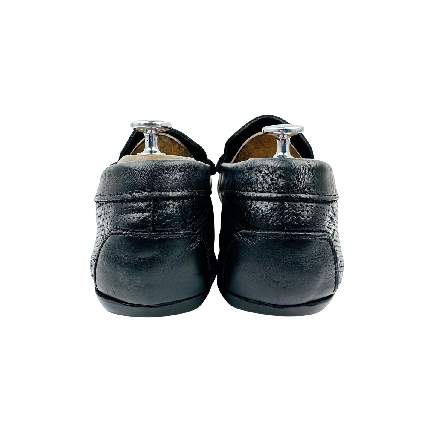 Corneliani ID Men's Black Penny Loafers (Size 44)