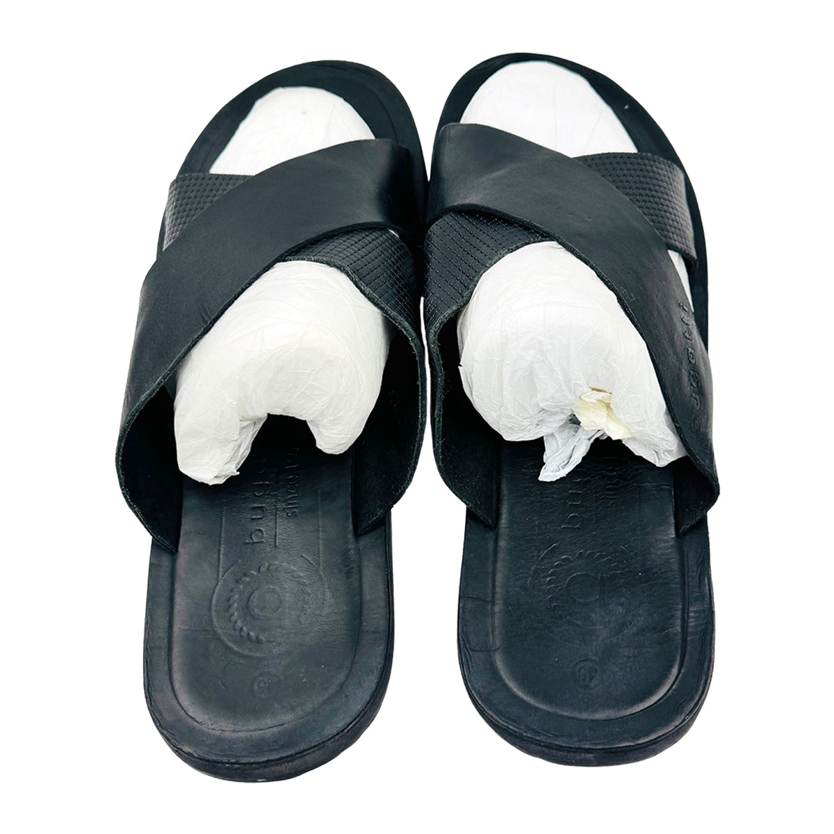 Bugatti Men's Dario Black Slides (Size 44/45) - 311-A3282-3500-1000