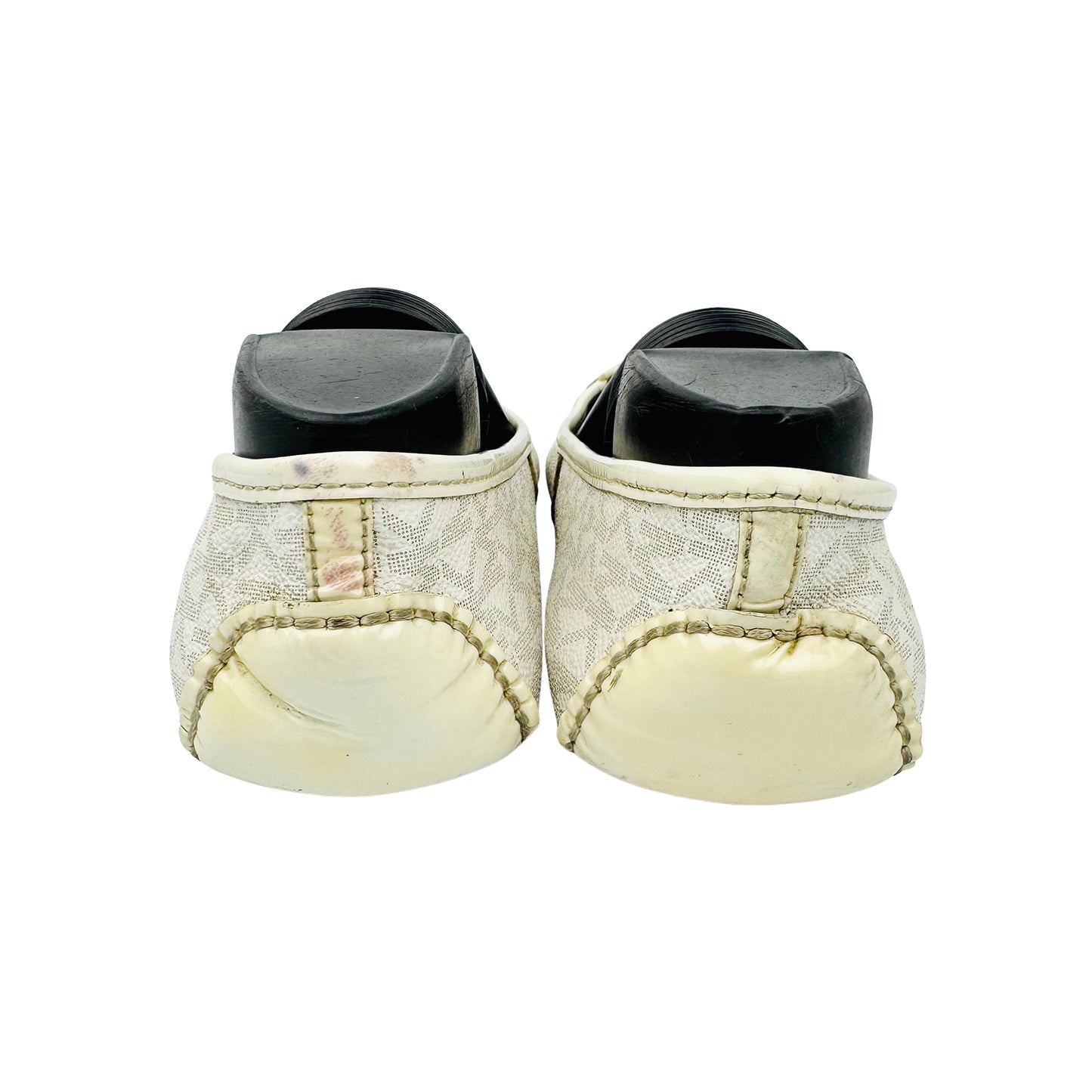 Michael Kors Lillie Logo Print Canvas Flats (Size 38.5/39)