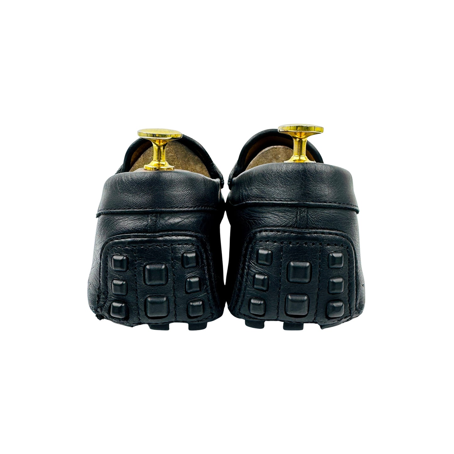 Gucci Black Interlocking G Driving Loafers (Size 41)