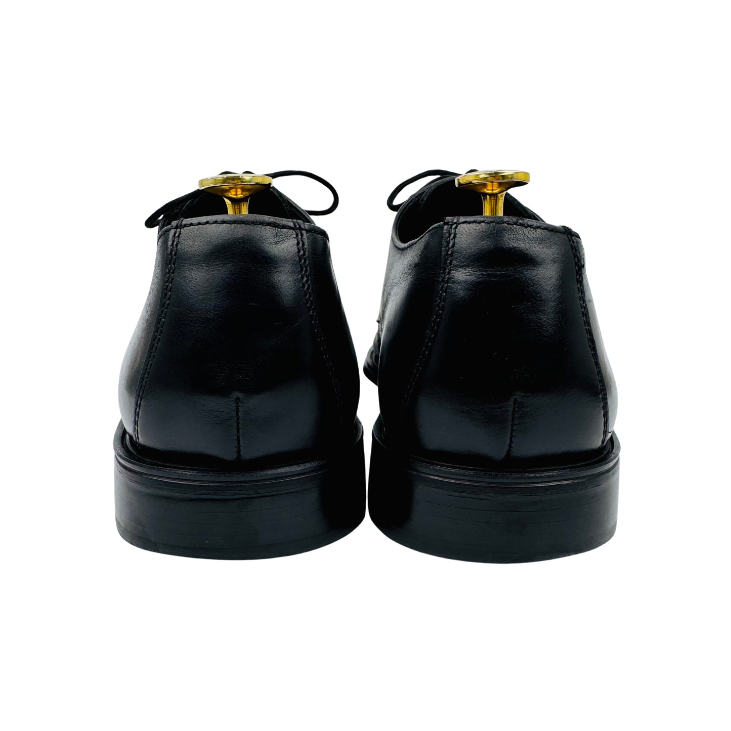 LLOYD Dagget Black Leather Derby Shoes (Size 43.5)